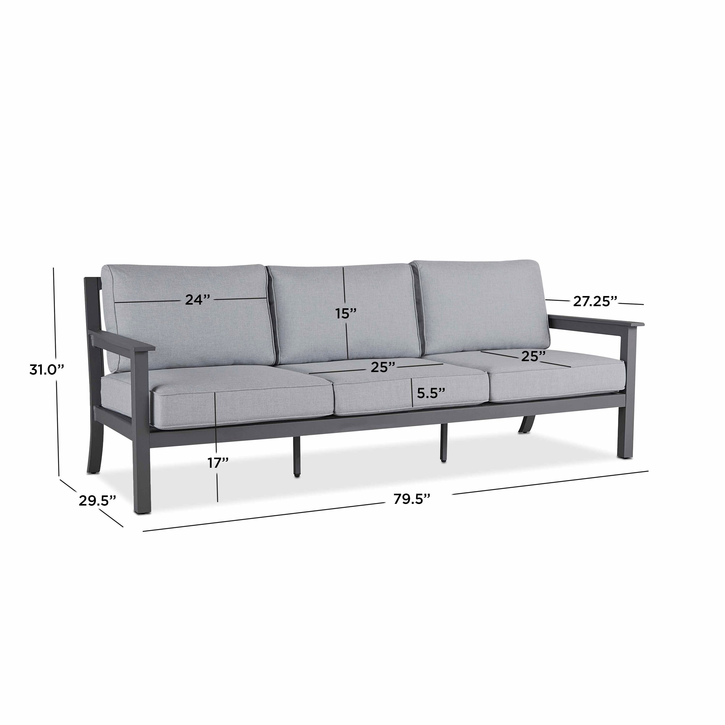 Real Flame 2372-GRY Patio-Sofas-Daybeds - View #7