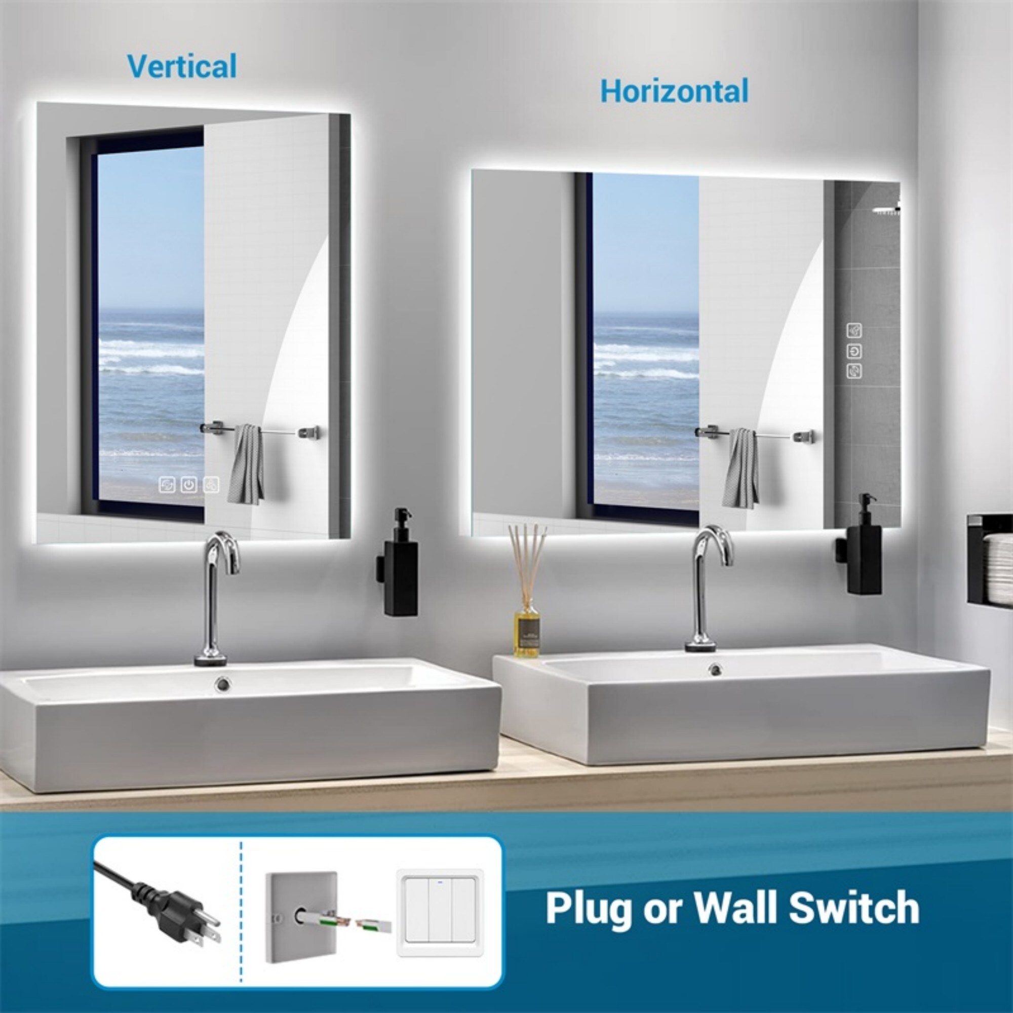 Tatayosi XH-284020 Framed-Bath-Mirrors - View #9