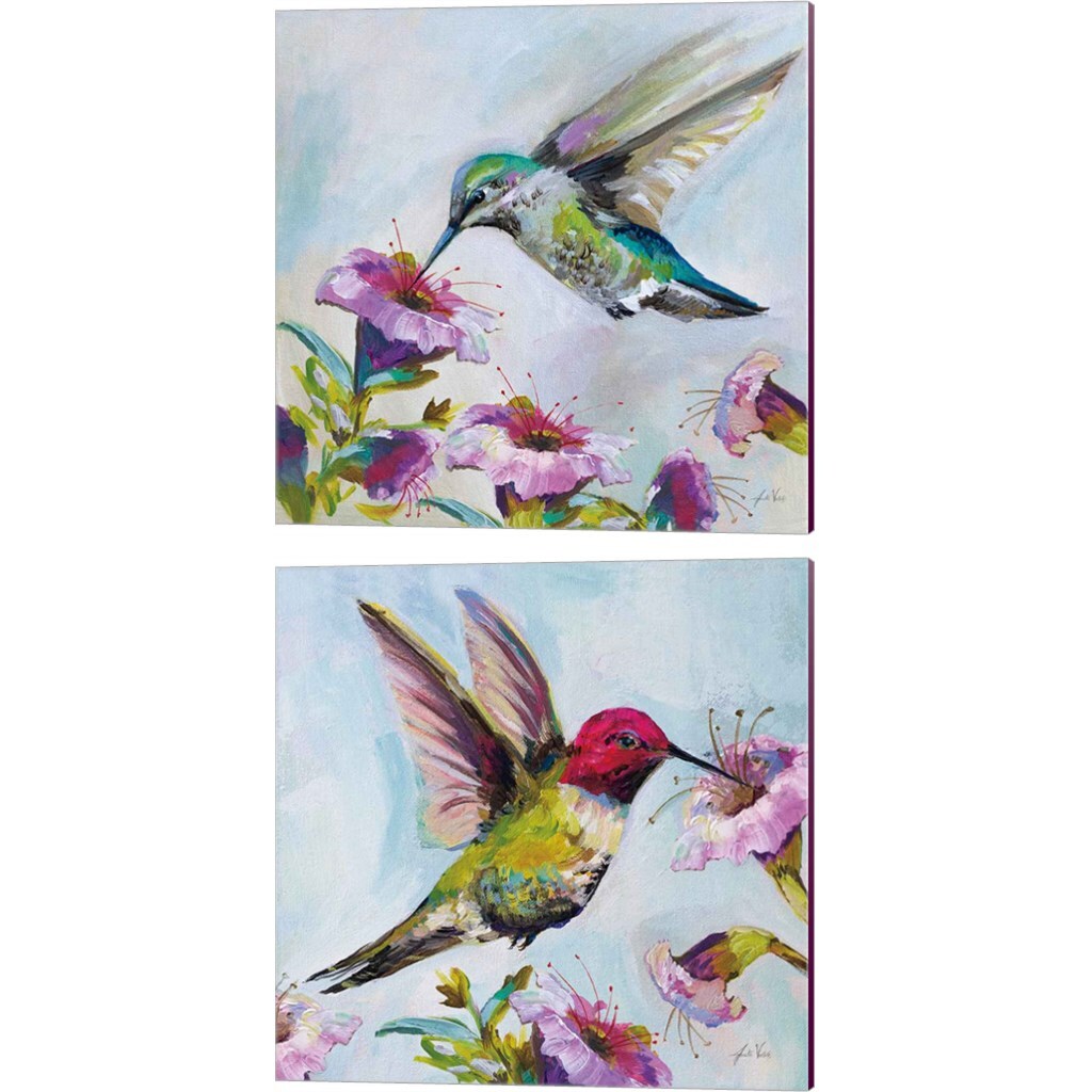 Hummingbird Round Canvas Paint and Sip