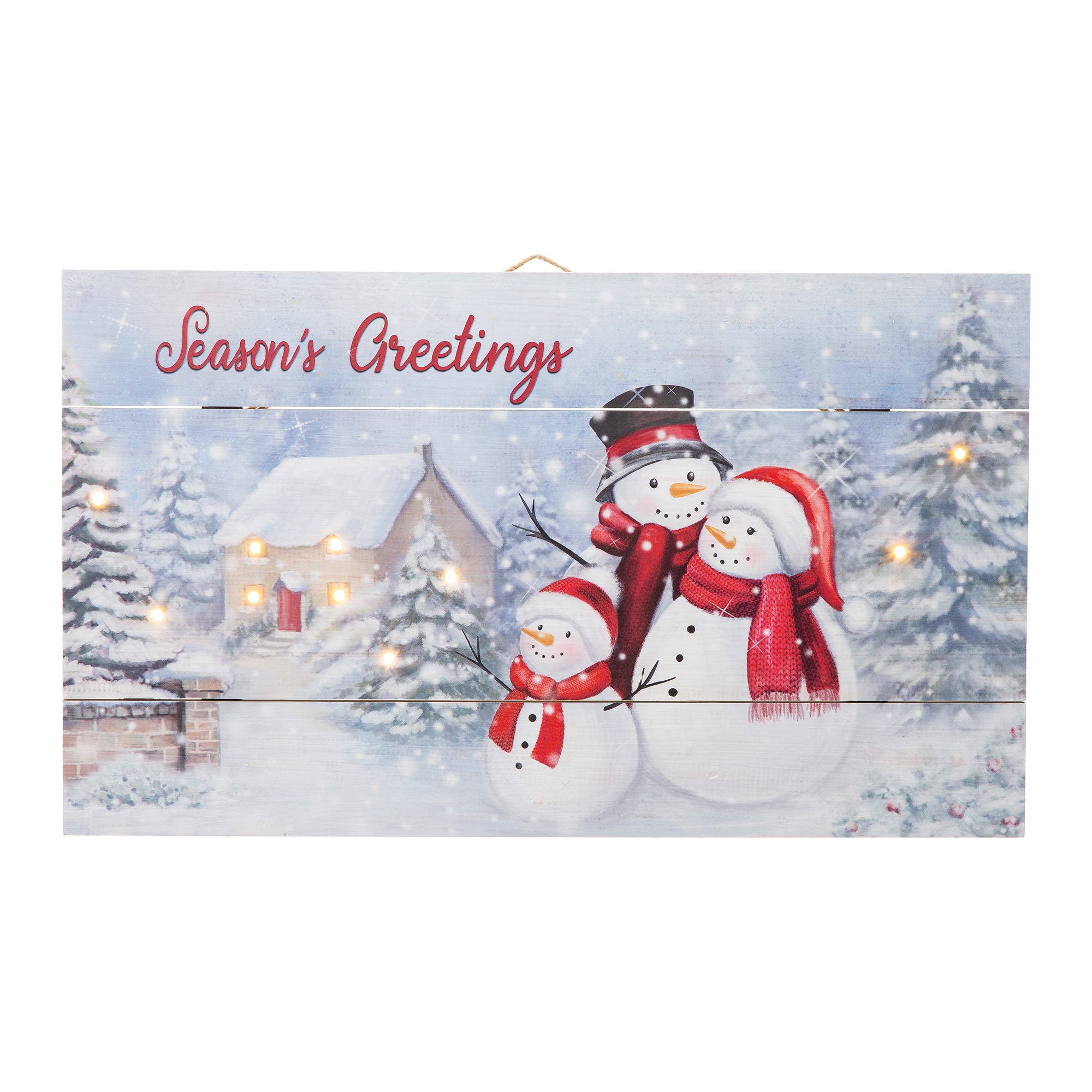 Glitzhome 2010000027 24-Inches Battery-operated Christmas Decor