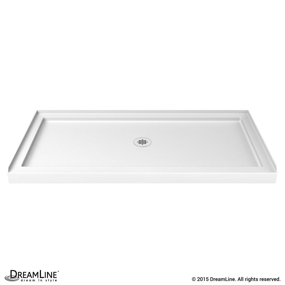 DreamLine QWALL-5 White 2-Piece 30-in x 60-in x 77-in Base/Wall