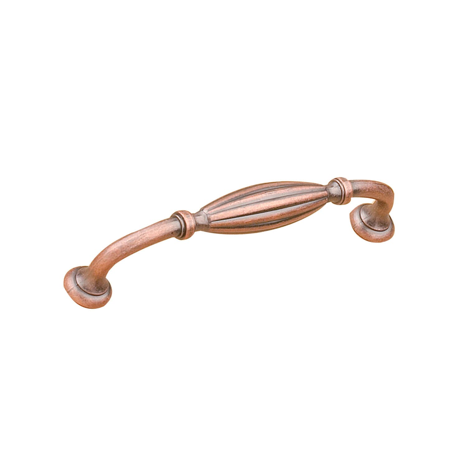 Richelieu BP80718128193 Madeleine 5-1/16-in , 128mm Center to Center Antique Copper Cylindrical Handle