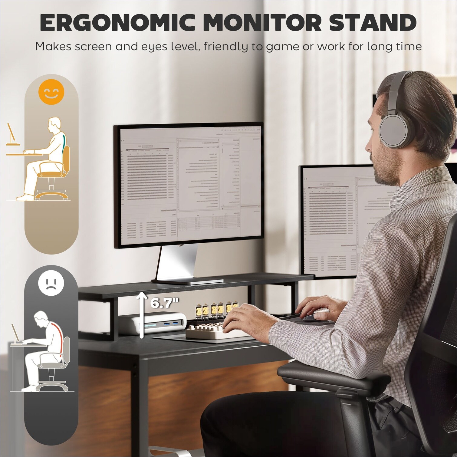 FlowLuxe ZG3CCF96RDH9 desks - View #3