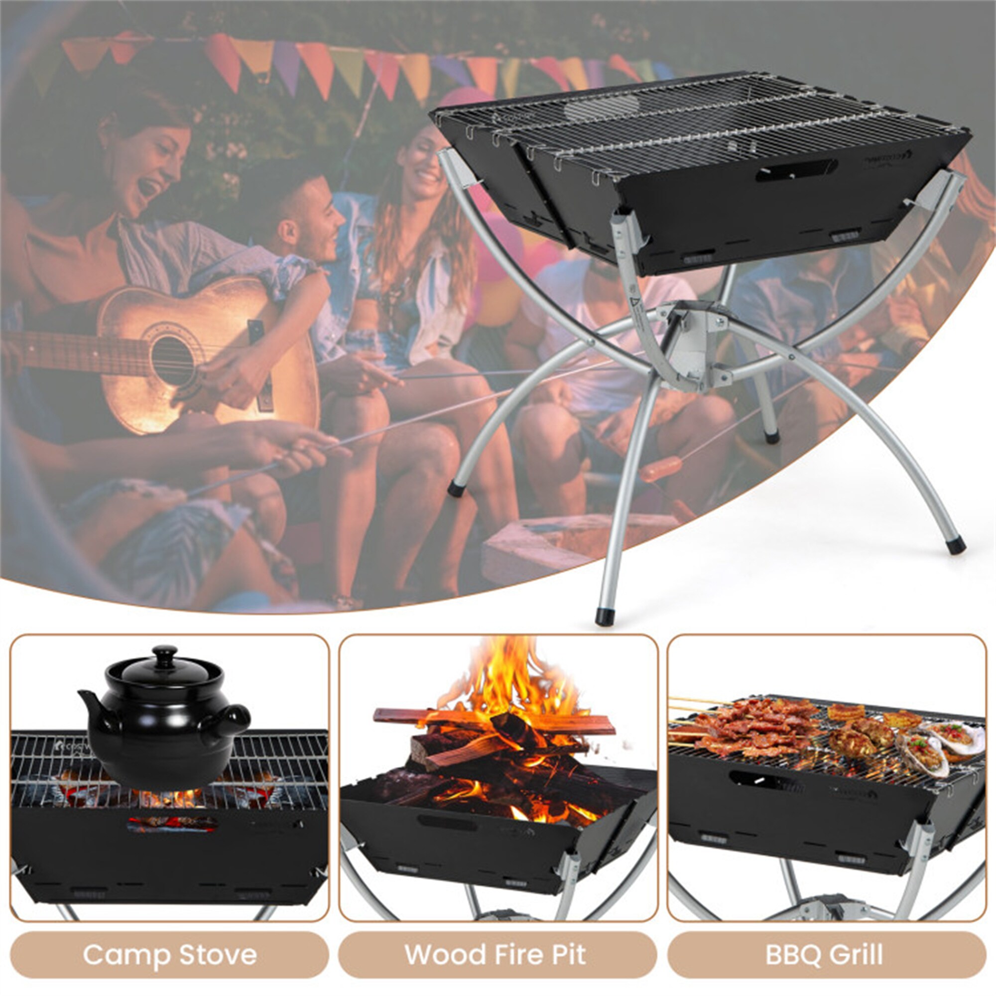 BABOOM BOM-1403DK-CO Charcoal-Grills - View #9