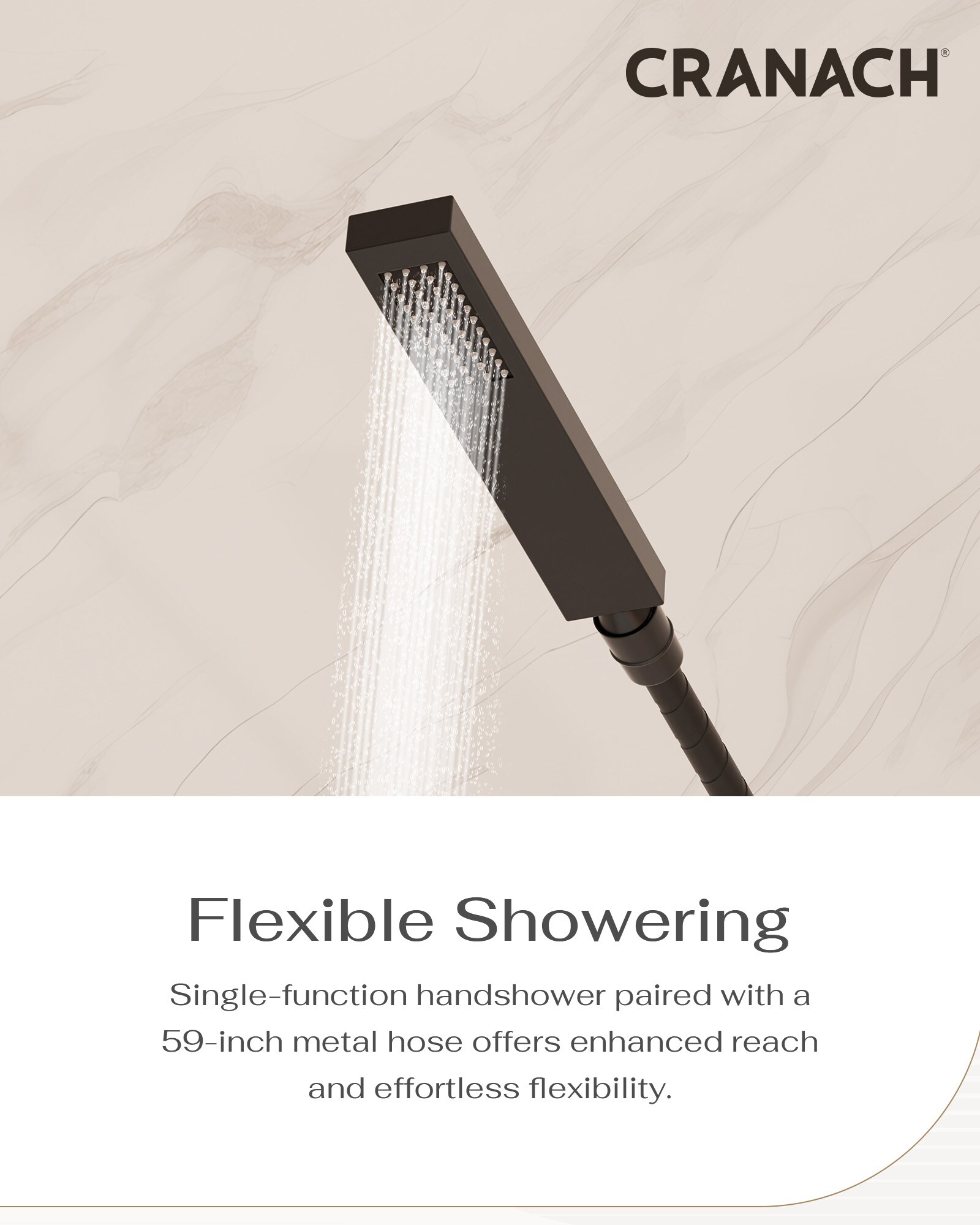 CRANACH C03.CR03.MB Showerhead-Bar-Panels - View #3