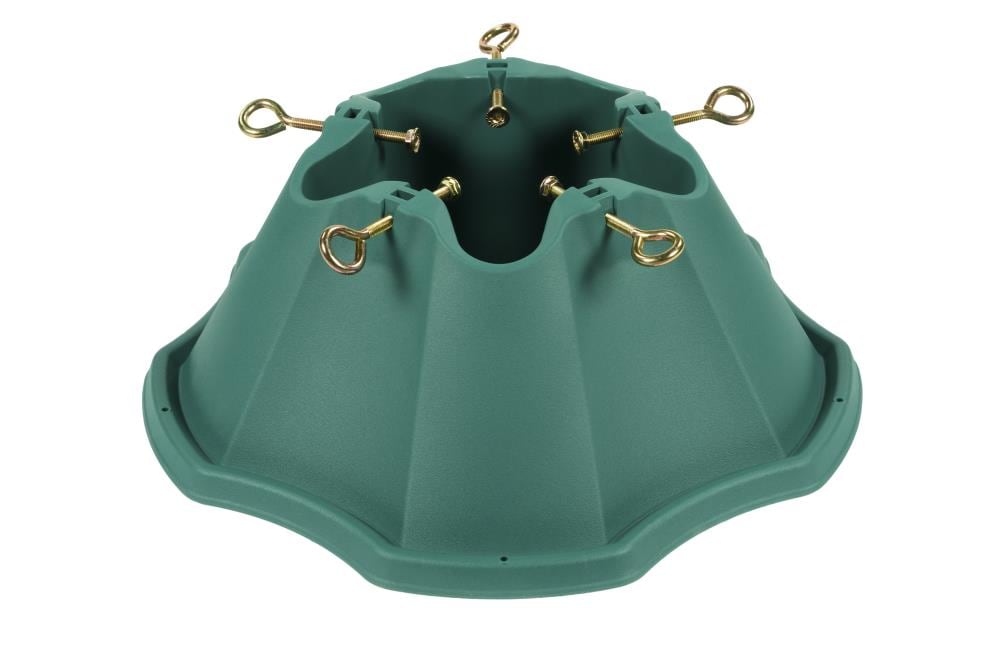 Oasis 19-in Plastic Green Christmas Tree Stand - 8-ft Tree Stand with Steel End Caps and Spike | 519-ST-LC -  Jack Post