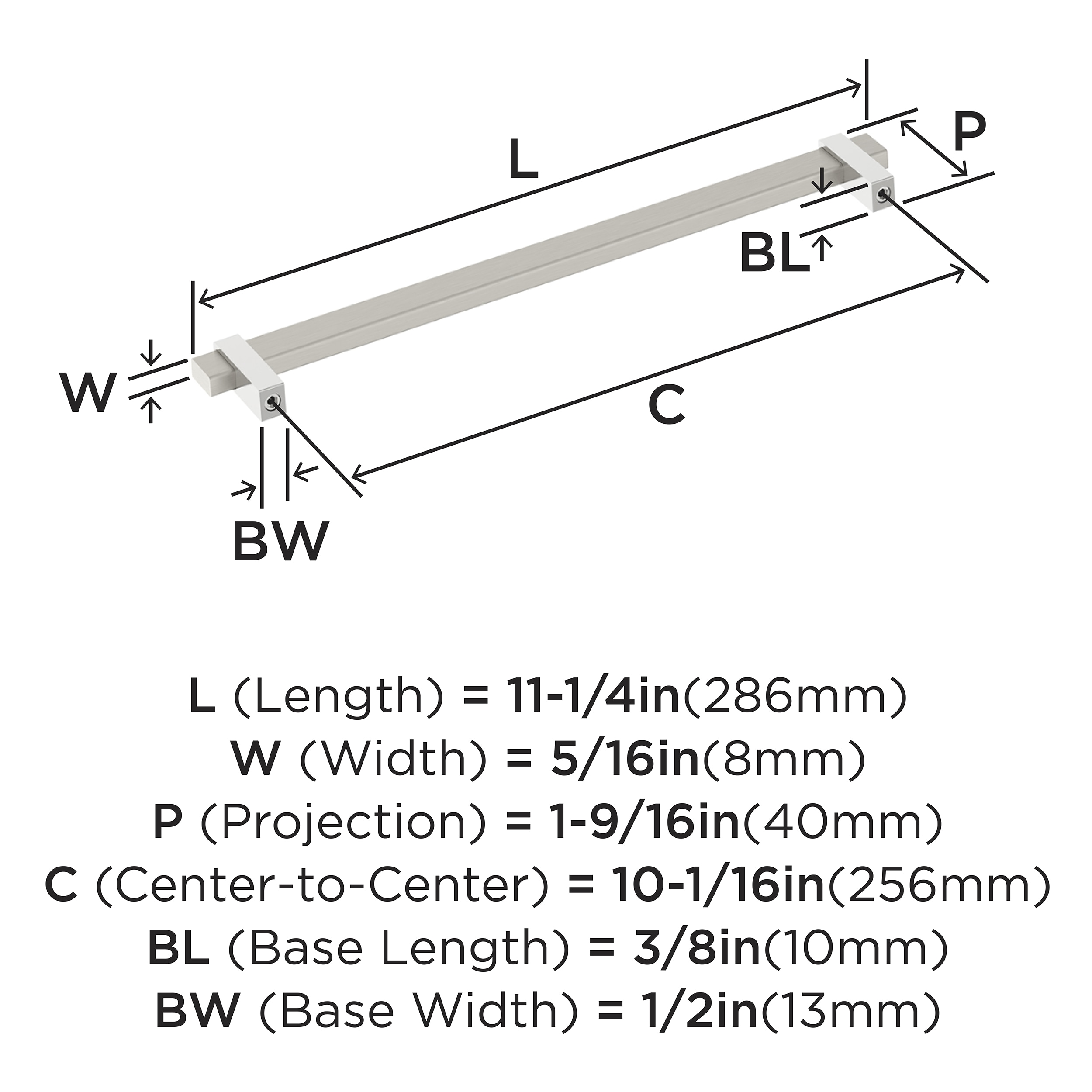 Amerock BP36726G1026 Cabinet-Pulls - View #4
