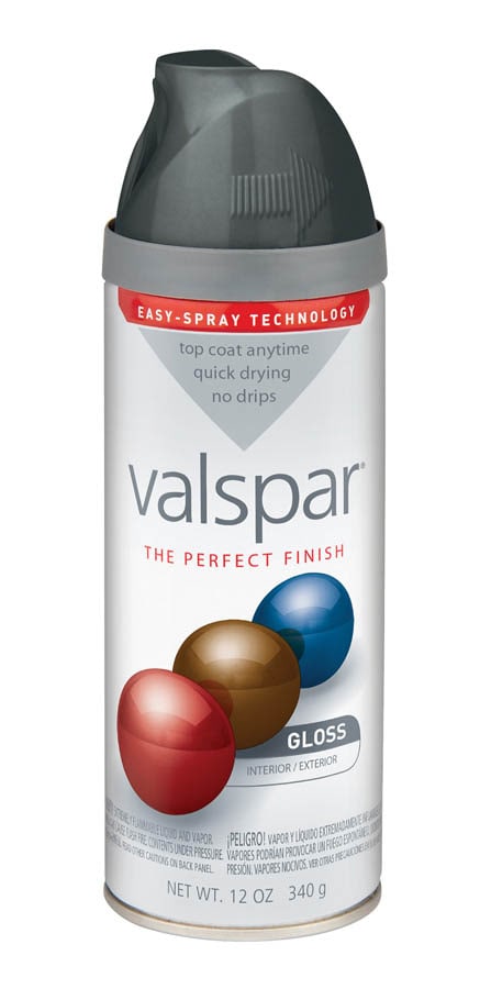Valspar 410.0085041.076 High-Gloss Cobalt Cannon Spray Paint and Primer In One (NET WT. 12-oz)