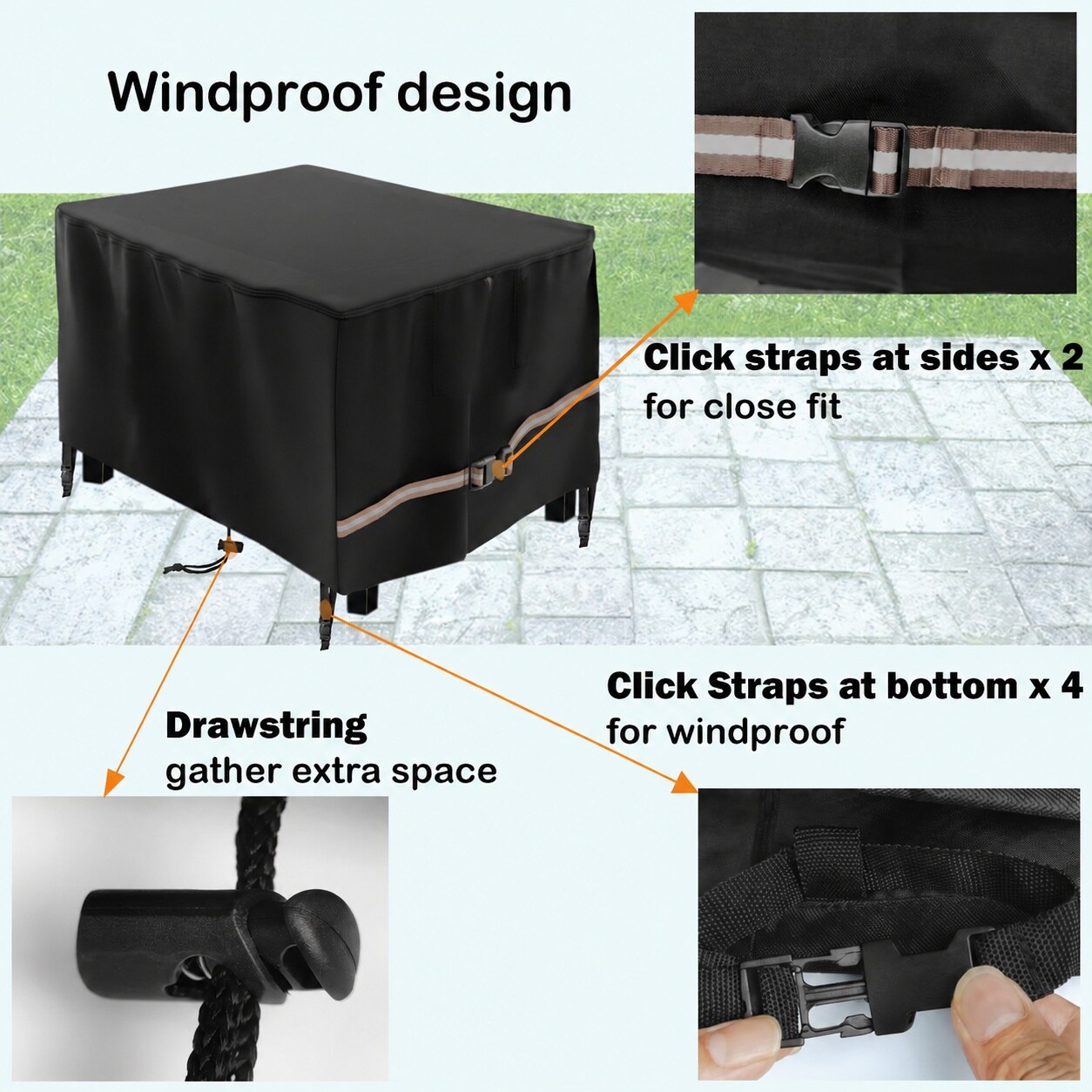 Lukvuzo LLU0628L088 Fire-Pit-Covers - View #5