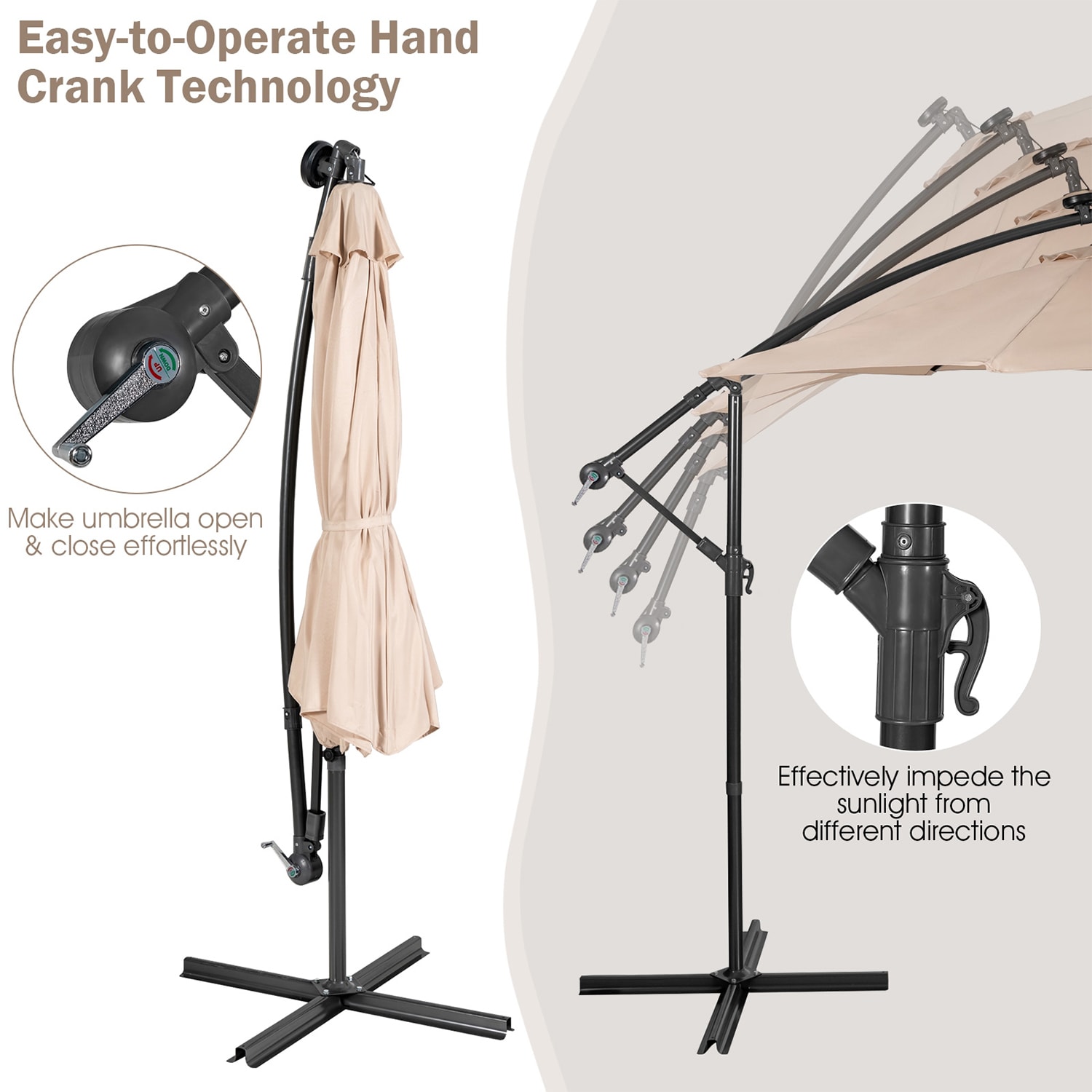 WELLFOR TDG10194BE Umbrellas-2 - View #4