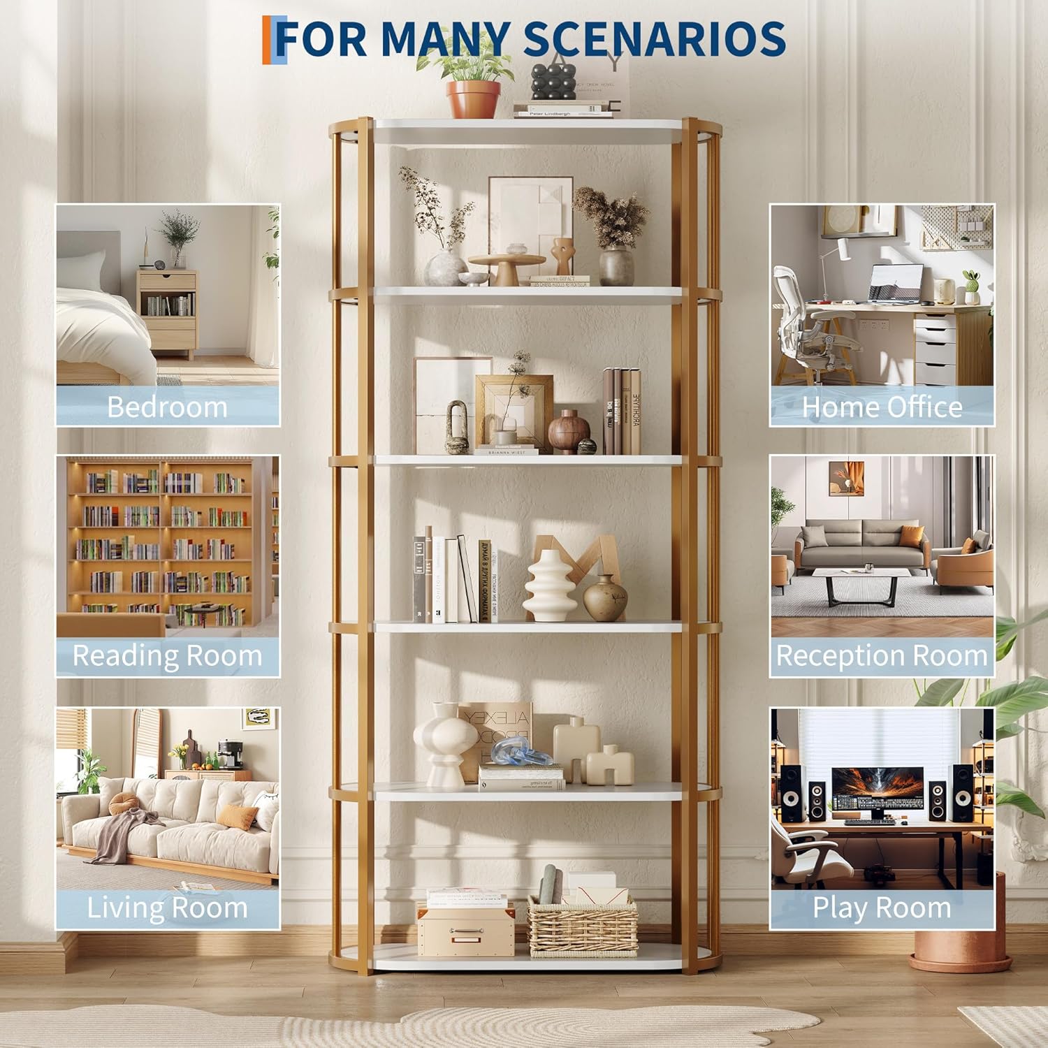 Qeetex DHZ-PHK-33S9K7KE bookcases - View #5