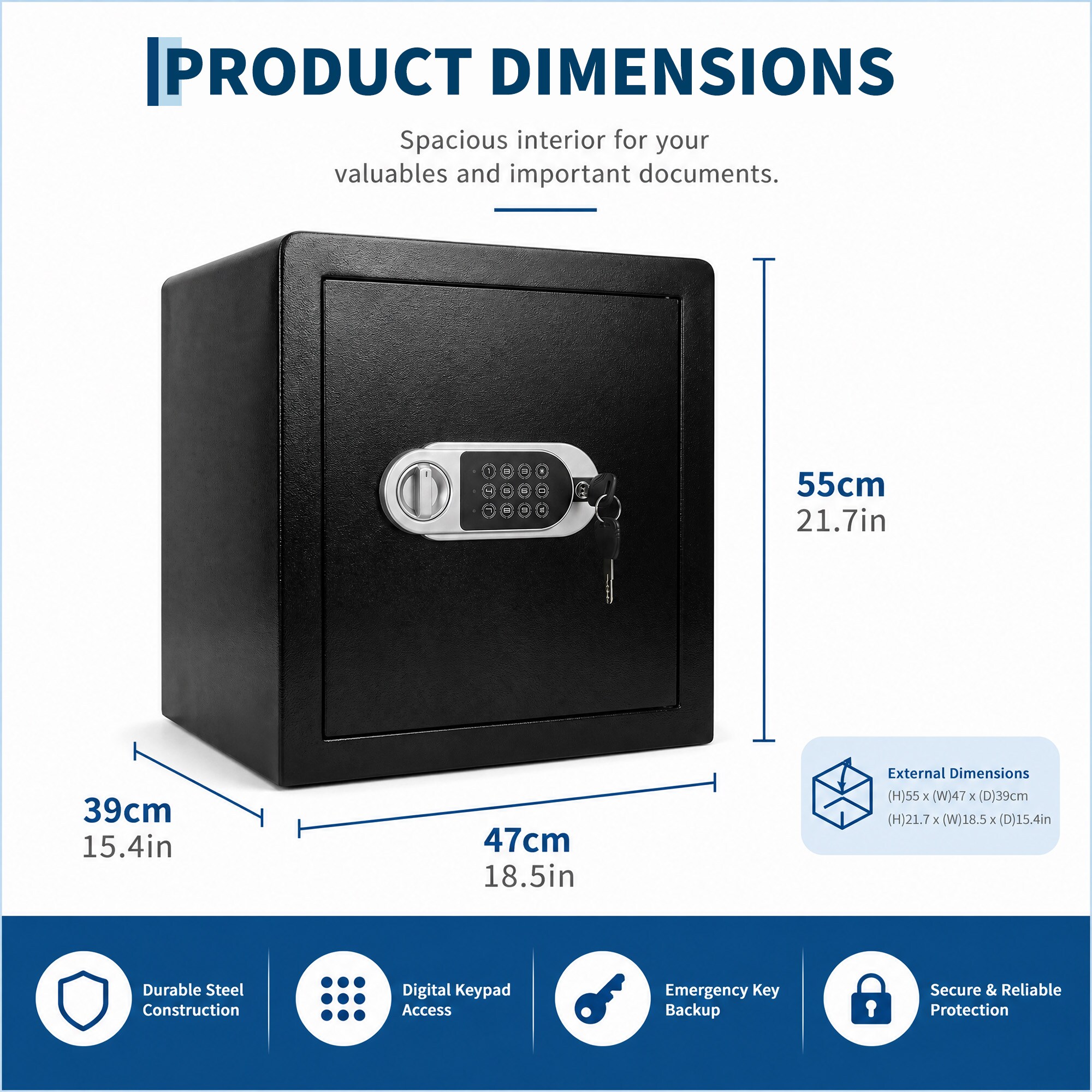 Garvee BRU5RMB47XYZ1OFA Chest-Safes - View #4