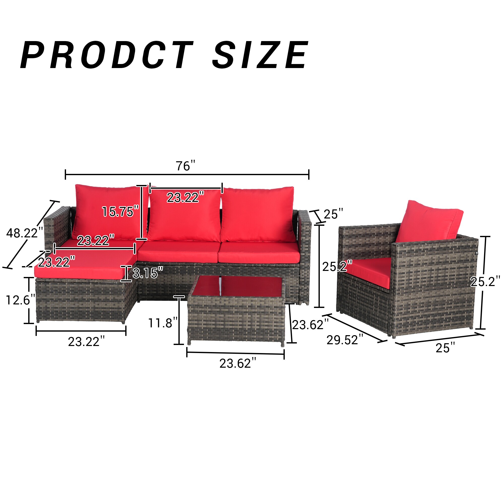 Bybafun YB6700076 Patio-Conversation-Sets - View #9
