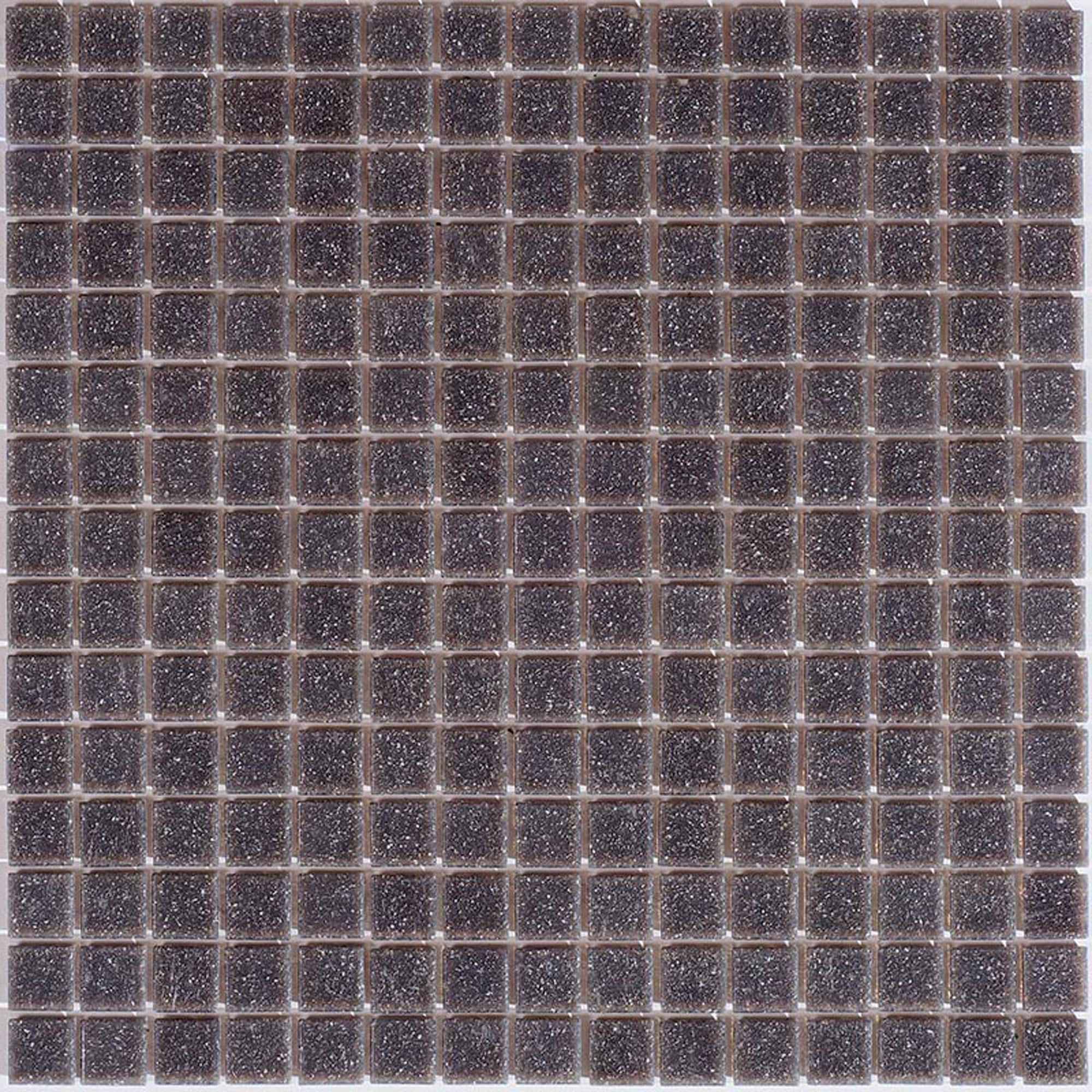 Fog Gray 12" x 12" Iridescent Glass Mosaic Tile