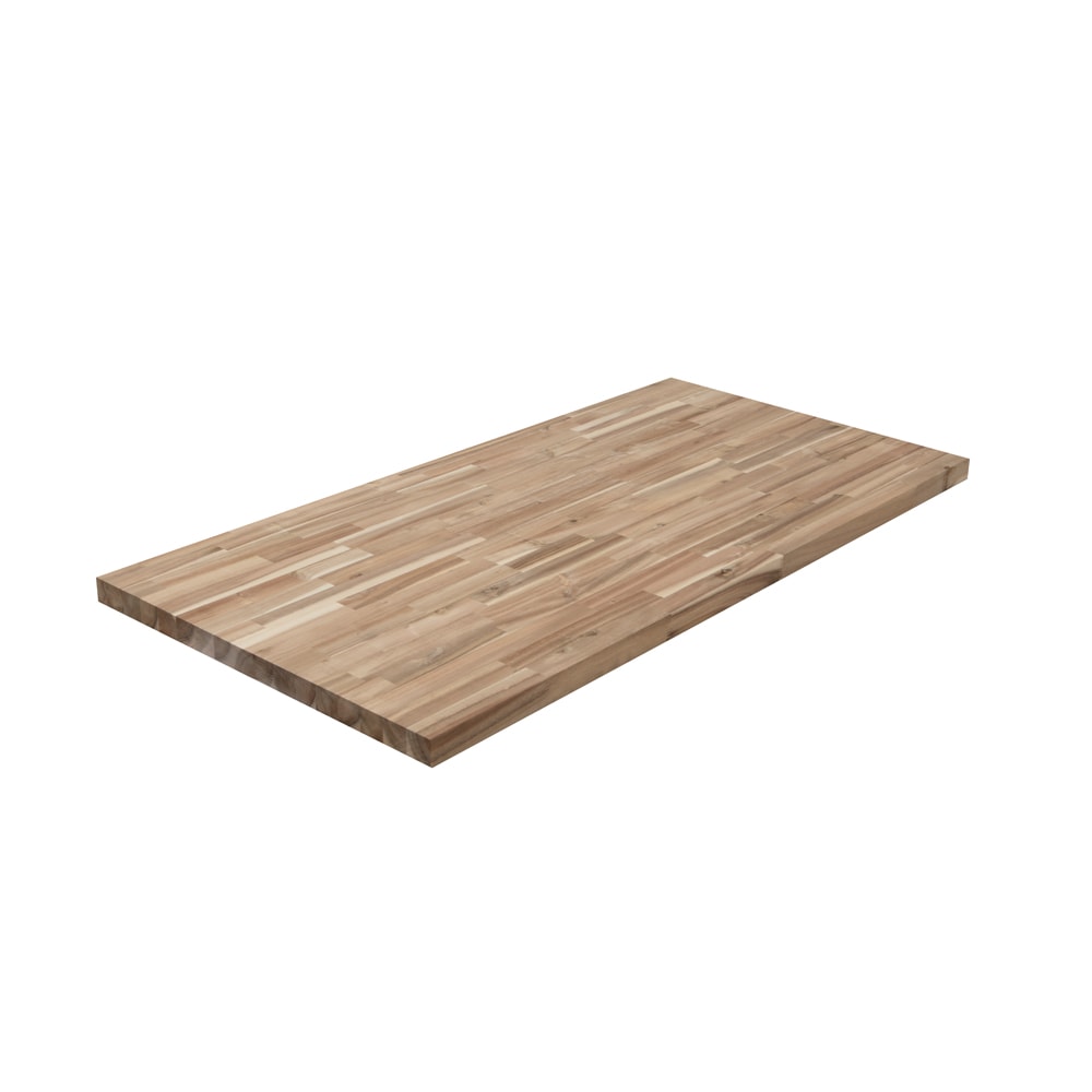 The Baltic Butcher Block 96-in x 24.96-in x 1.75-in Natural Straight  Butcher Block Birch Countertop