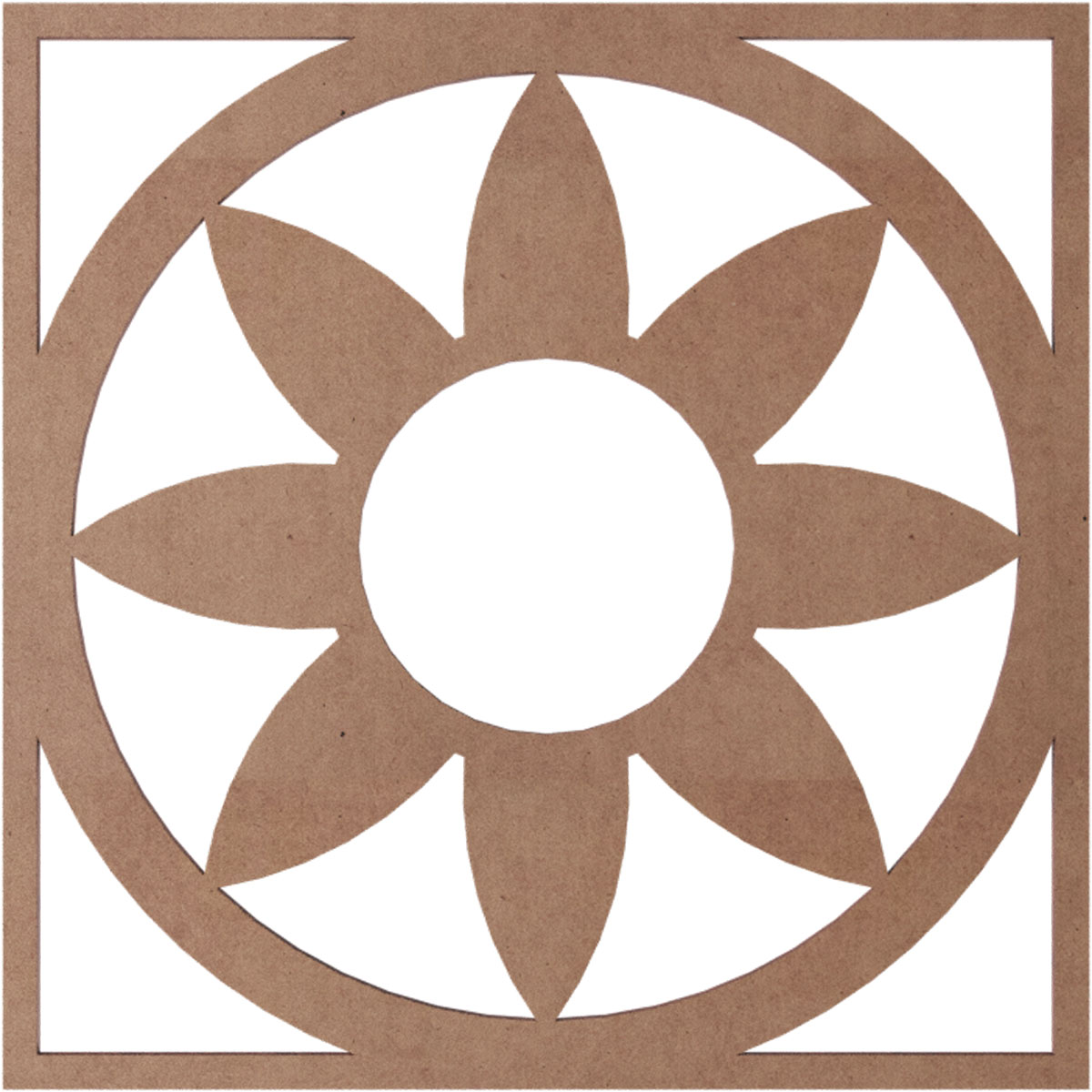 Ekena Millwork CMWP16X16X0375BLMF Ceiling-Medallions - View #4