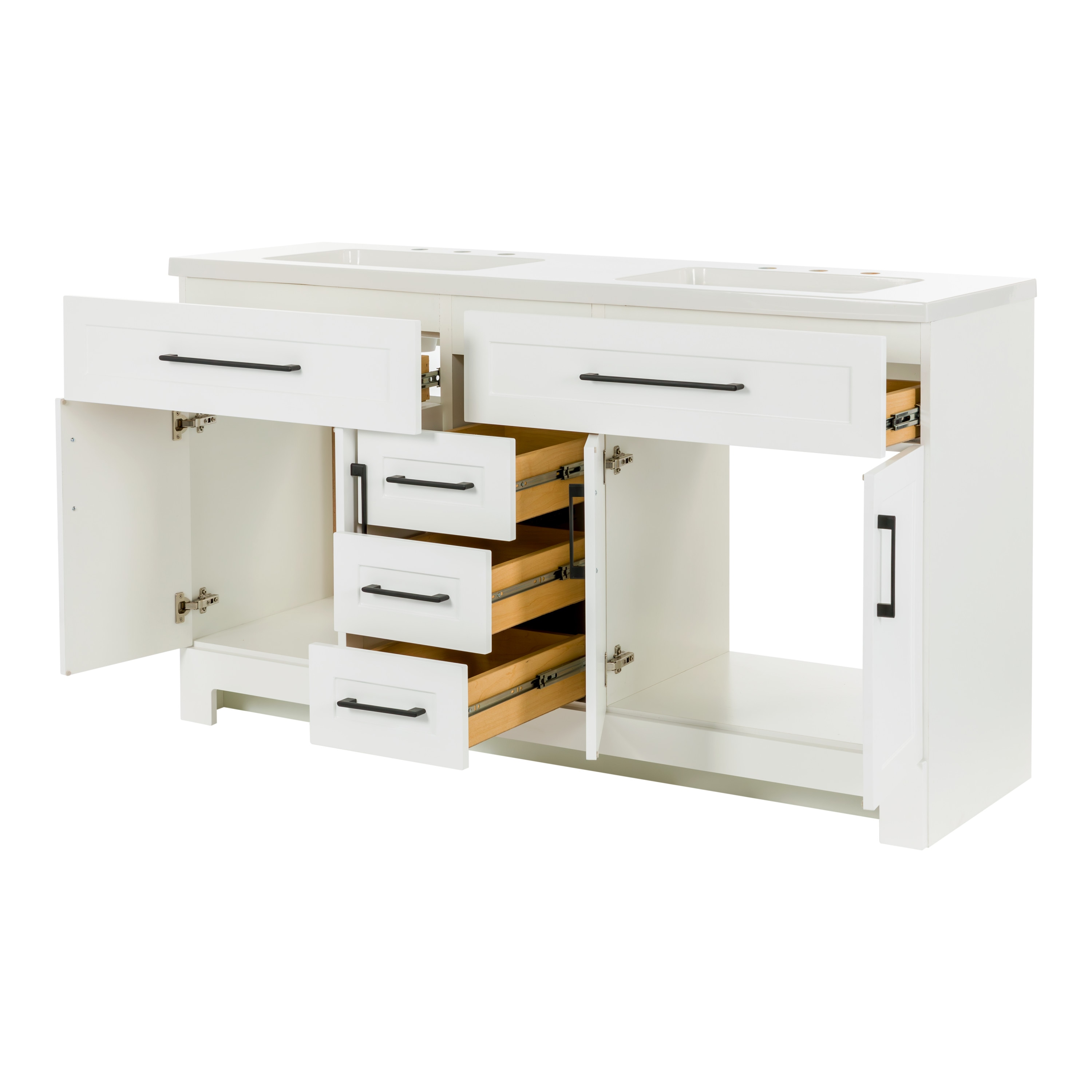Style Selections CU60P2-WH Bath-Vanity-Combo - View #2