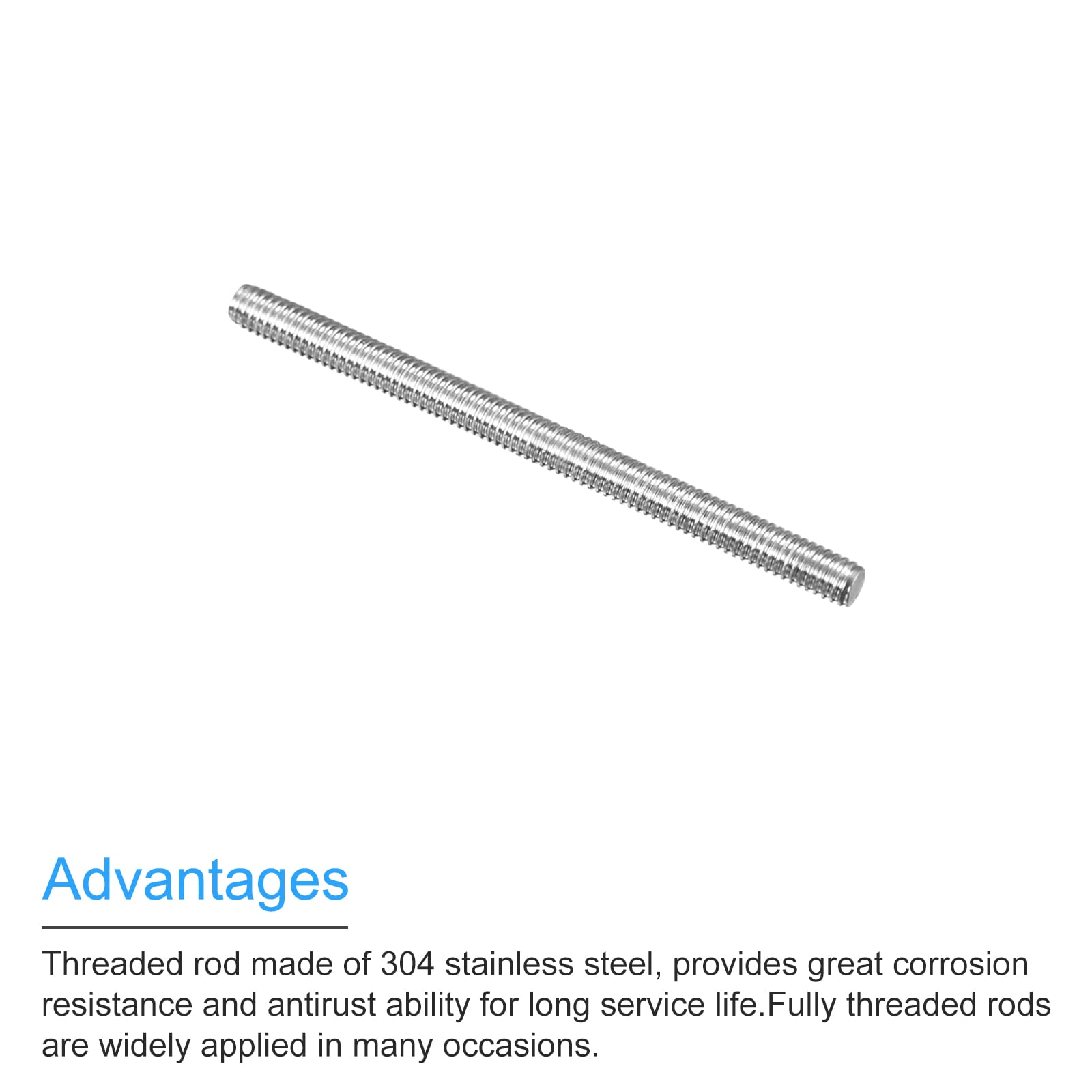 Unique Bargains S26051800UX6286 Threaded-Rod - View #4