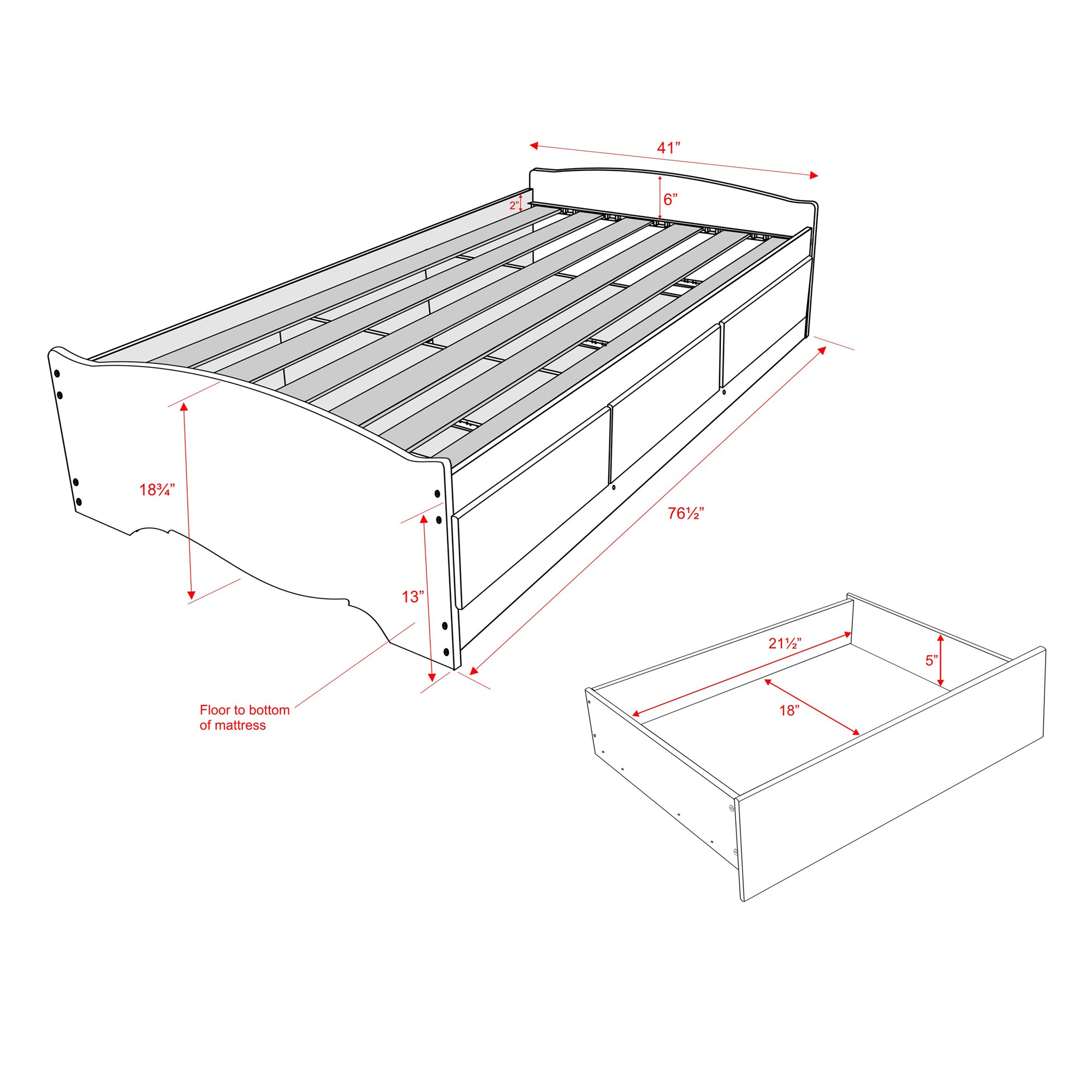 Prepac BBT-4100-2K beds - View #9