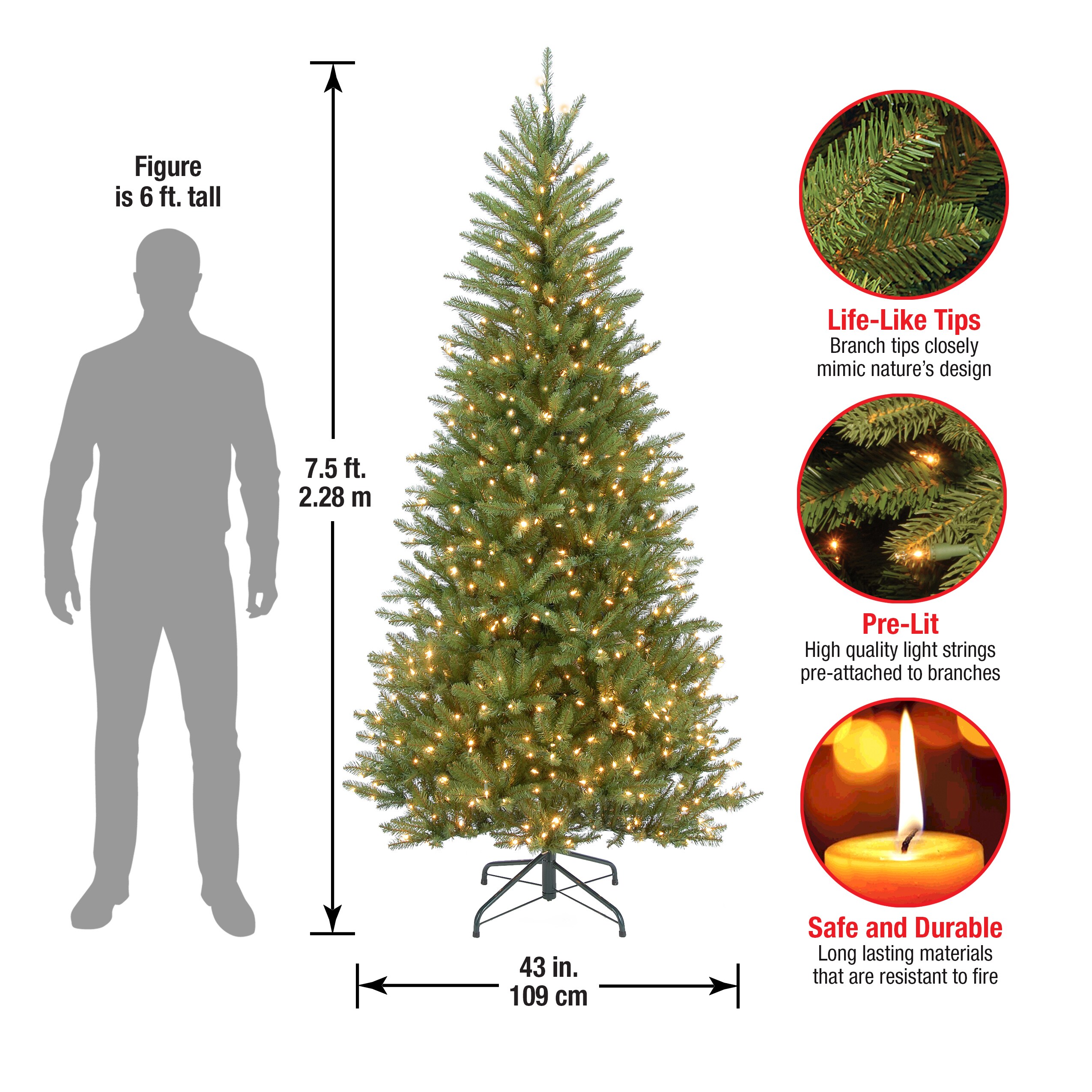 National Tree Company DUSLH1-75LO Artificial-Christmas-Trees - View #7