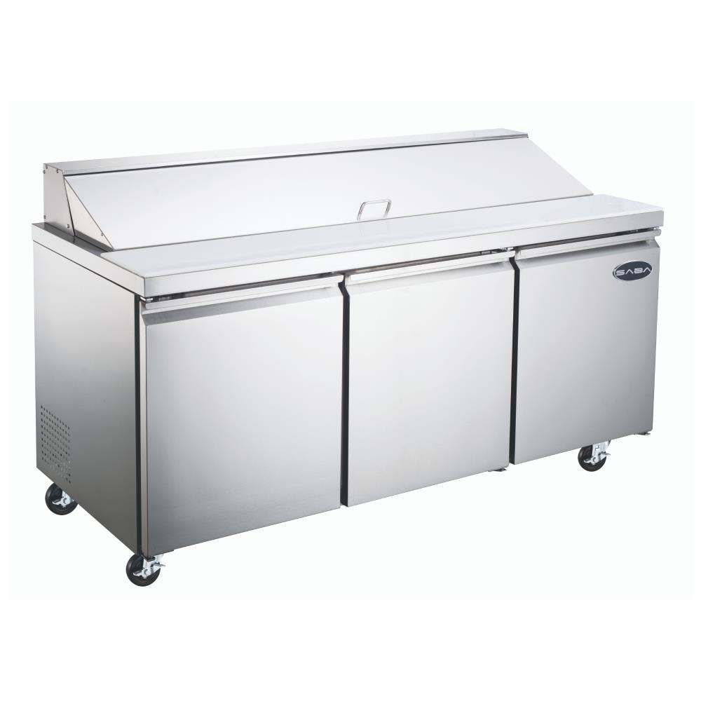 SABA SPS-72-18 70.25-Inches Stainless steel Refrigerated Sandwich prep table