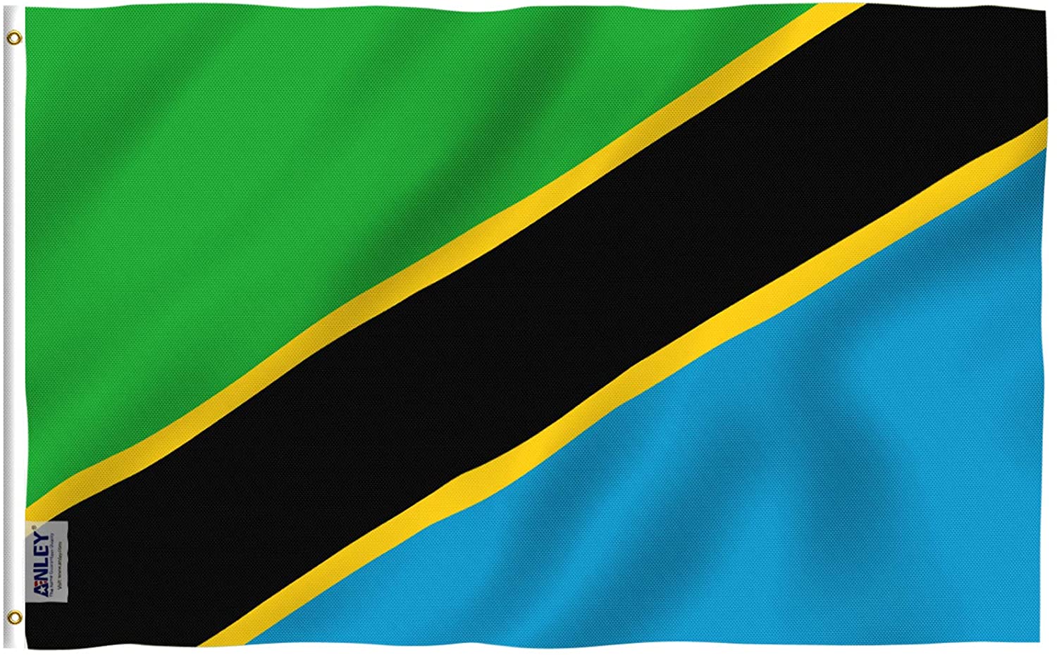 Anley Tanzania Flag 5-ft W x 3-ft H International Flag at Lowes.com