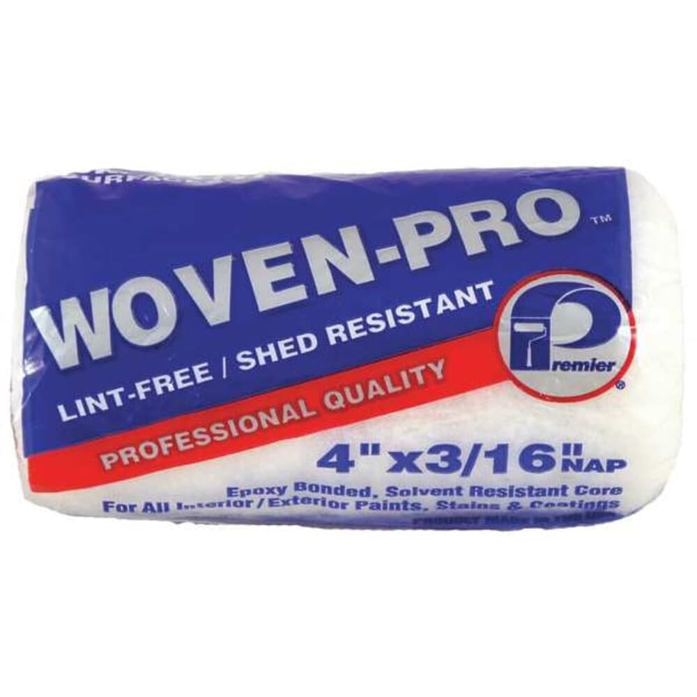 Premier  4 Paint Roller Cover 3/16 Nap Woven Fabric 441