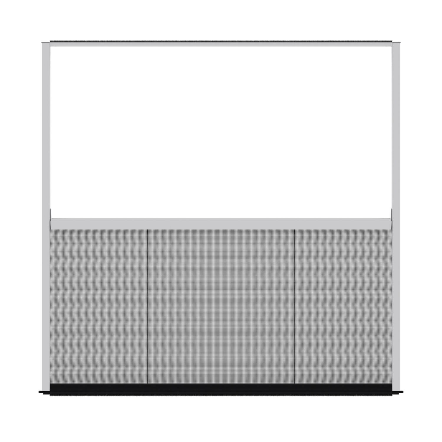 Pella Lifestyle Hidden Screen 32.726-Inches x 29.745-Inches White Aluminum Frame Window Screen #1000012621