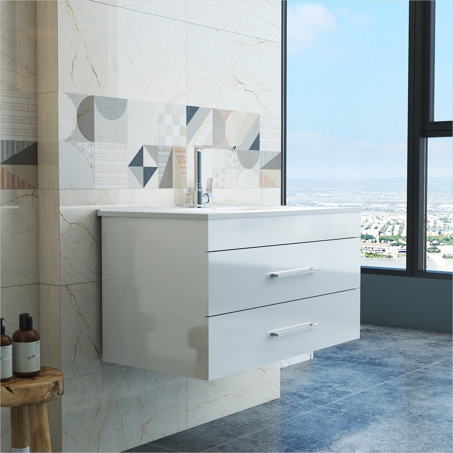 SunJet FBGQO9W5QBWQ Bath-Vanity-Combo - View #5