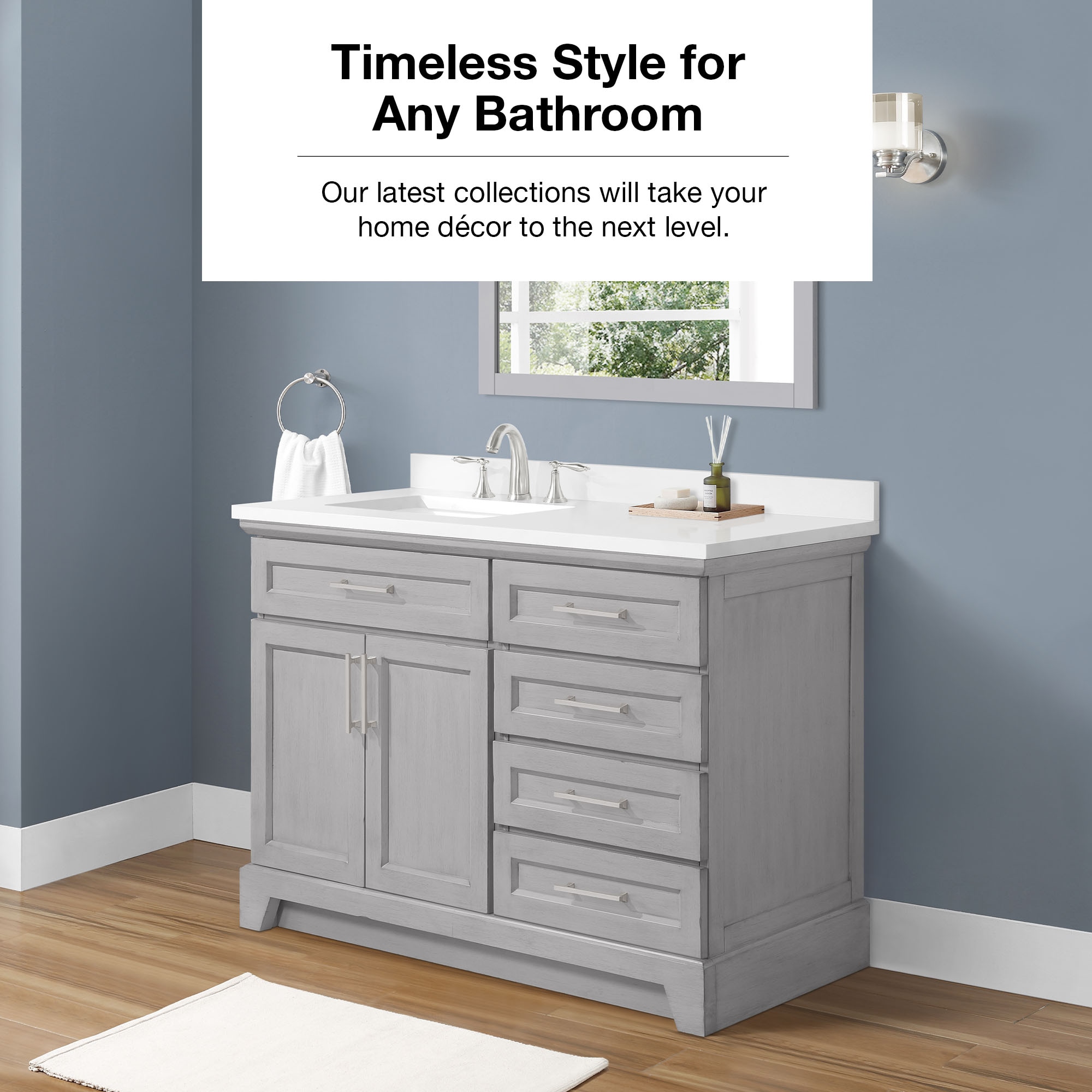allen + roth FELIX-48VG Bath-Vanity-Combo - View #12