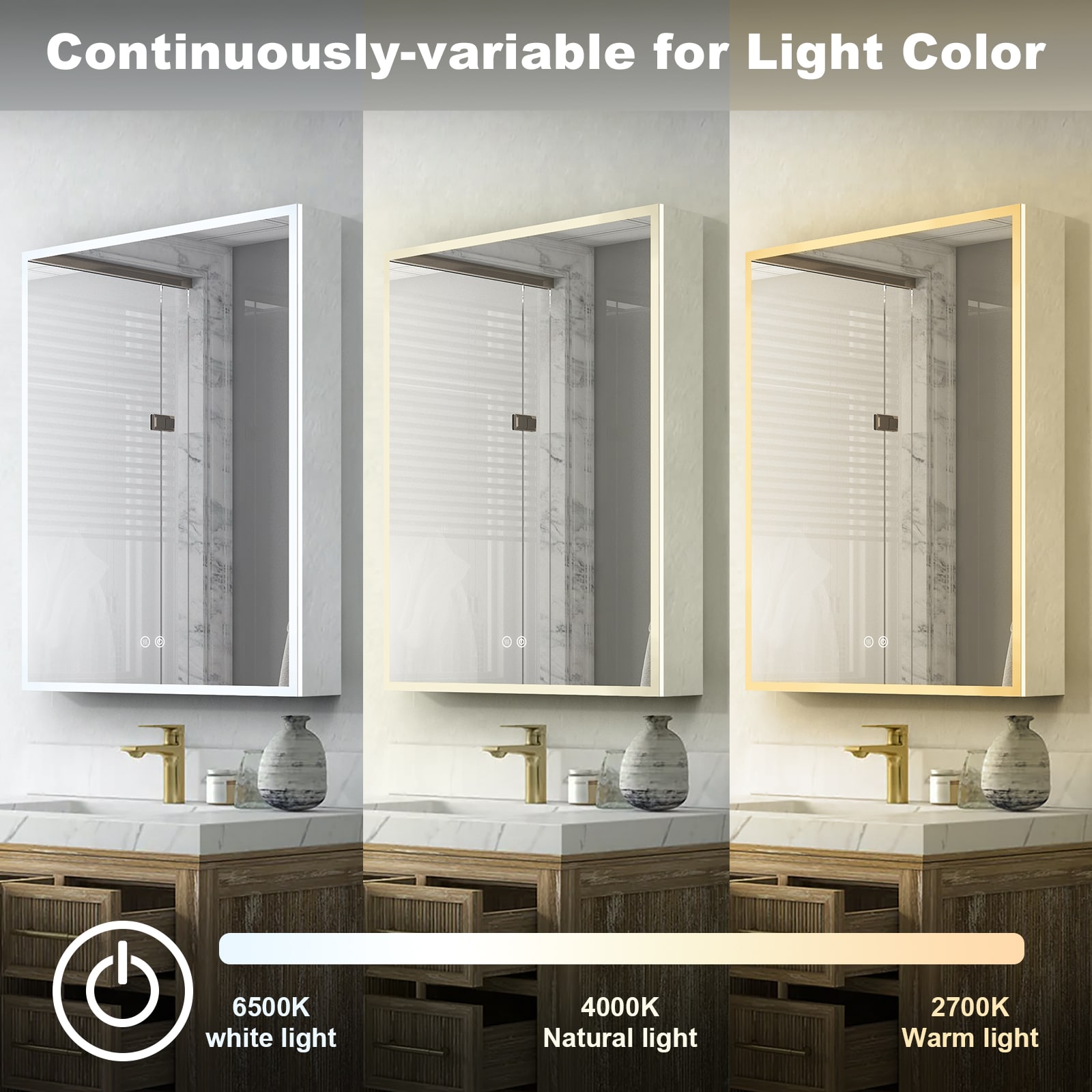 Forclover MEAM-EL2430R Bathroom-Medicine-Cabinets - View #4
