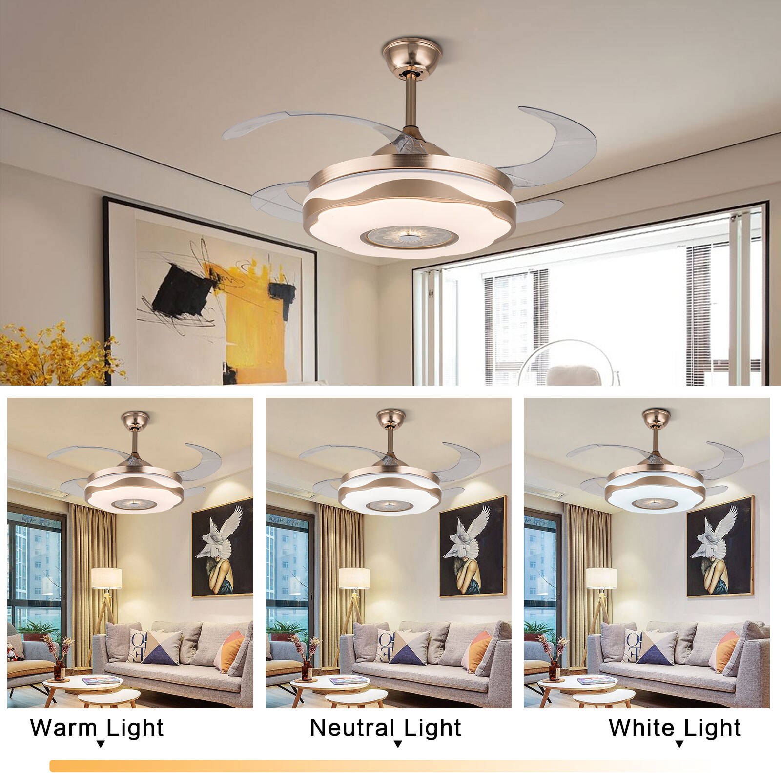 Oukaning HG-HCX-2059 Ceiling-Fans - View #3