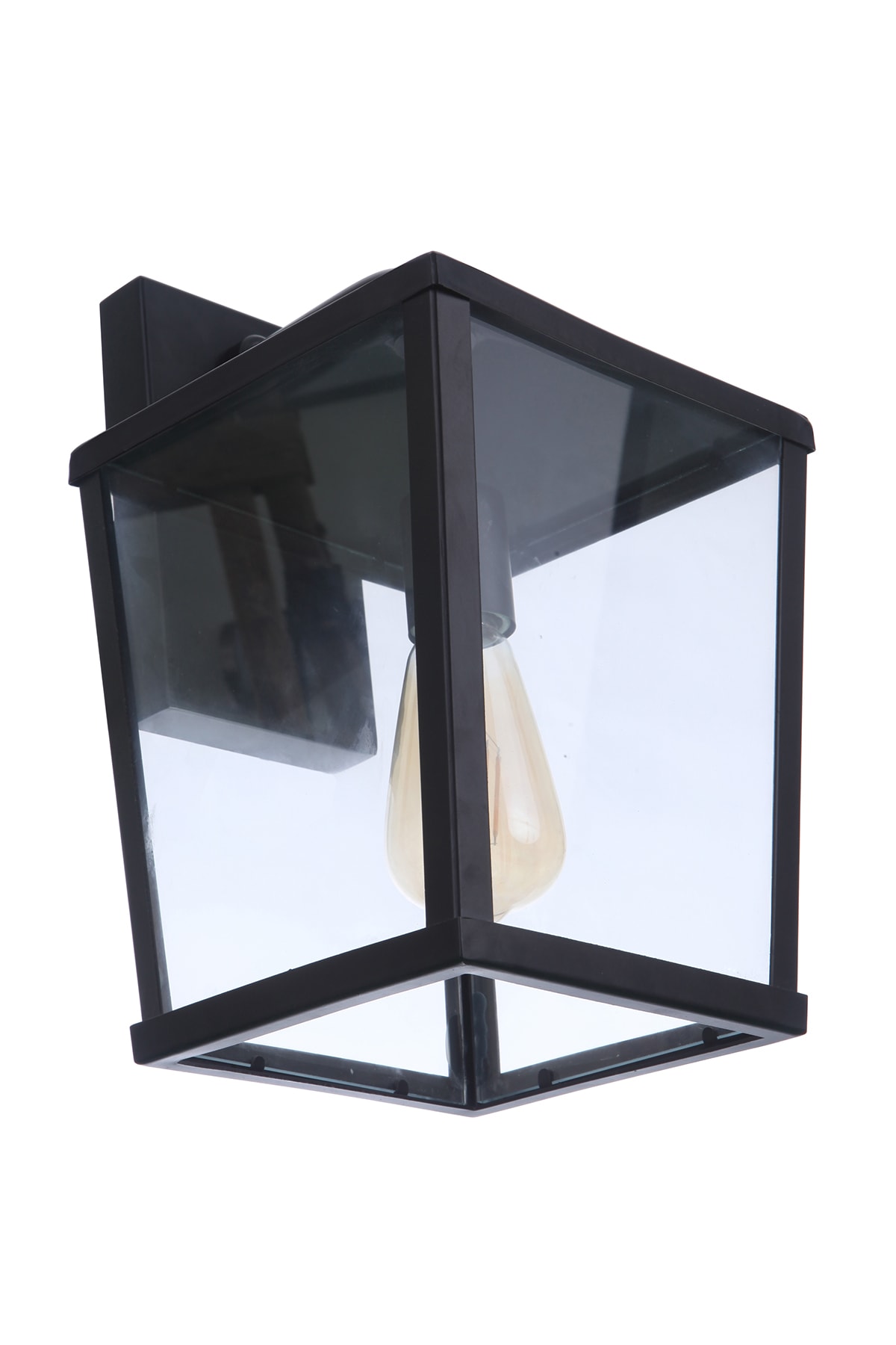 Olsen Midnight Finish Dimmable Outdoor Wall Lantern