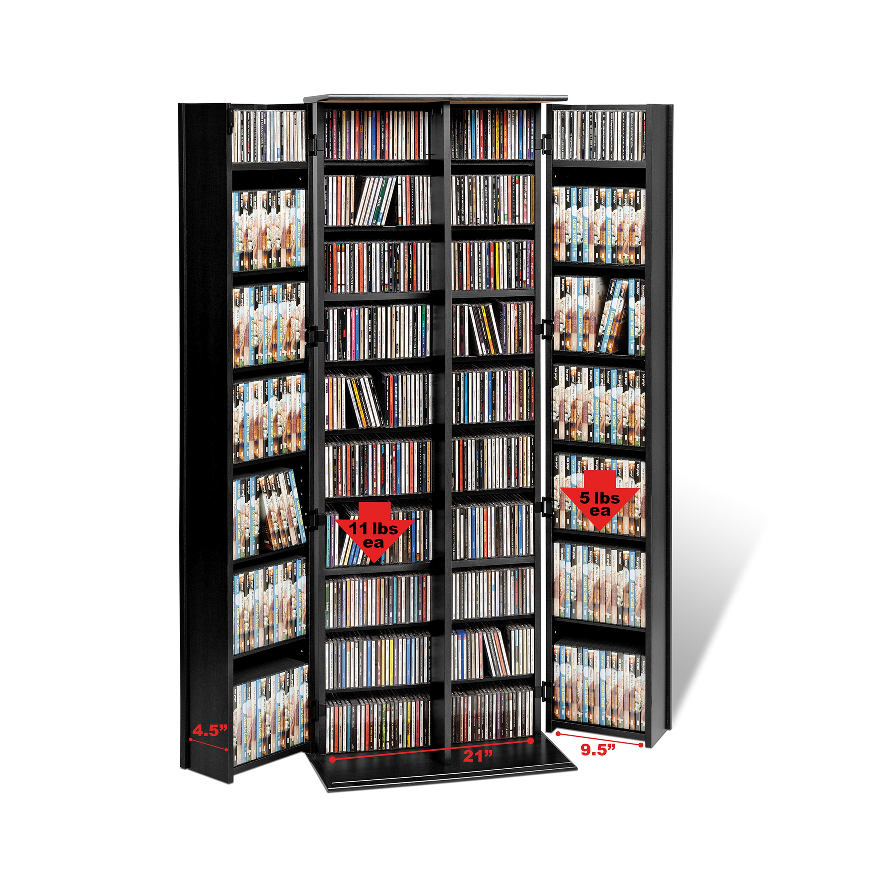 Prepac BLS-0448-K Gaming-Storage - View #8