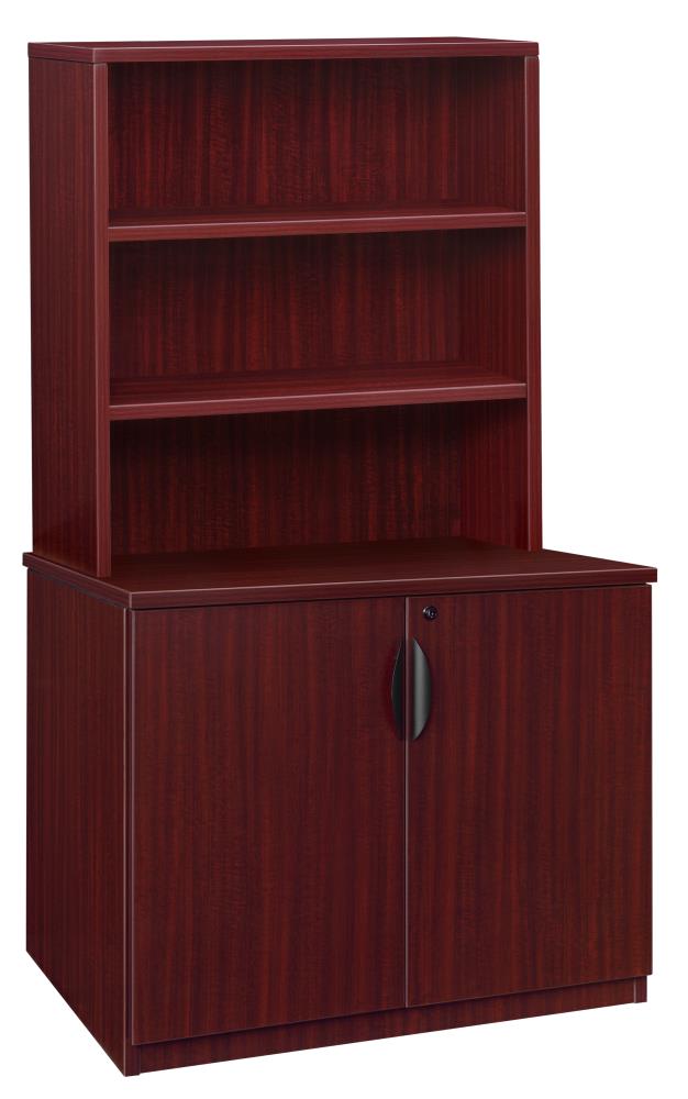 Regency Legacy Storage Typicals Mahogany 4-Shelf Office Cabinet at ...