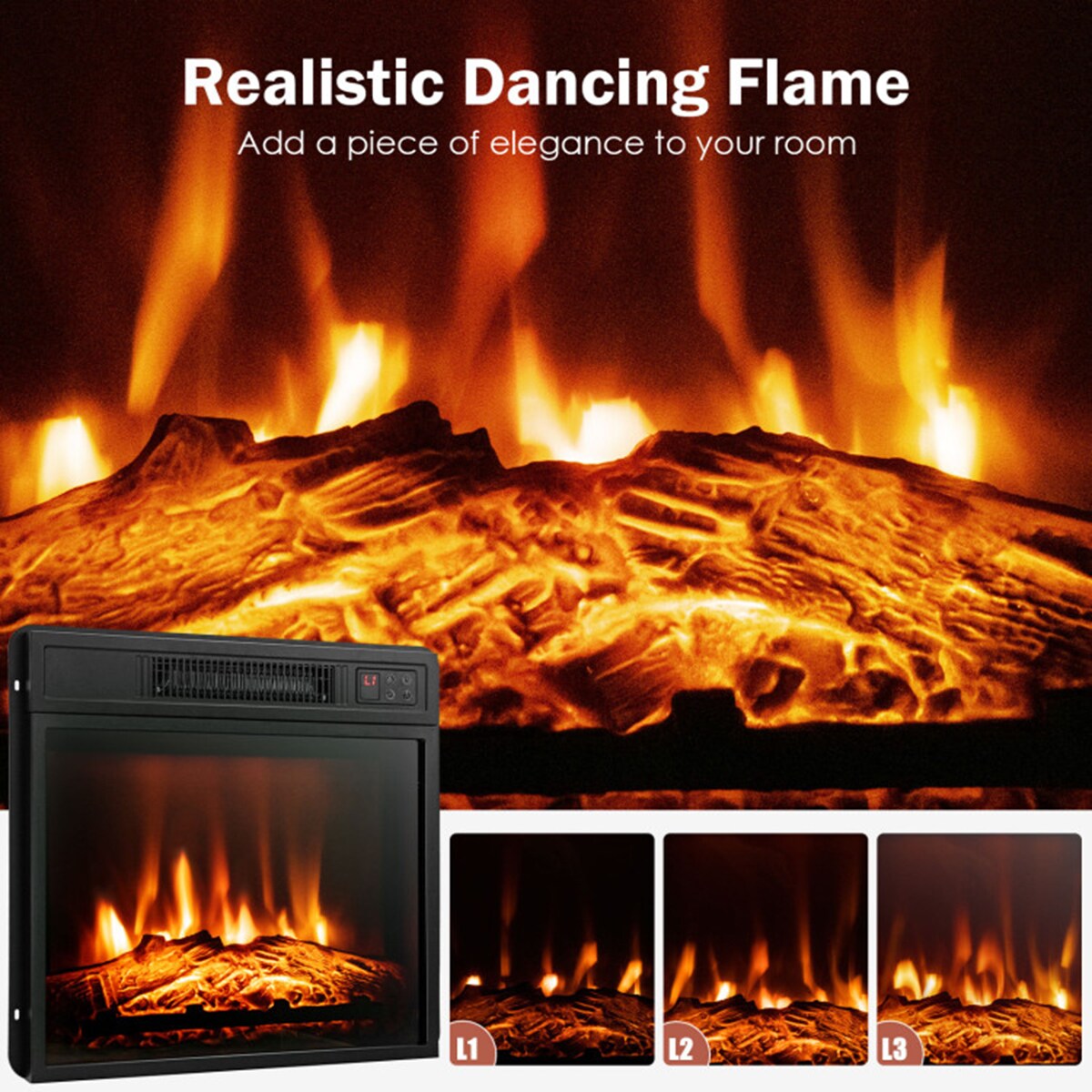 Clihome CL-BKUS-10173 Electric-Fireplaces - View #6