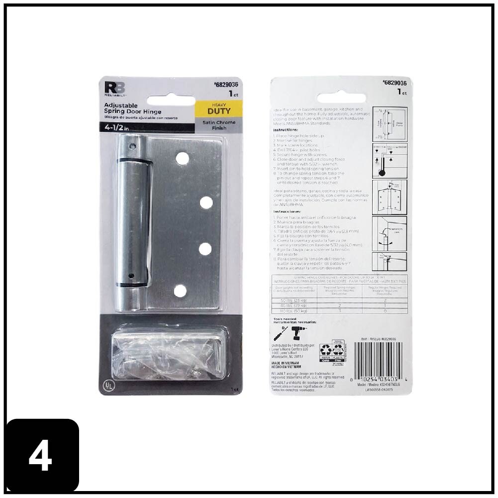 RELIABILT 32498TNBLG Entry-Door-Hinges - View #5