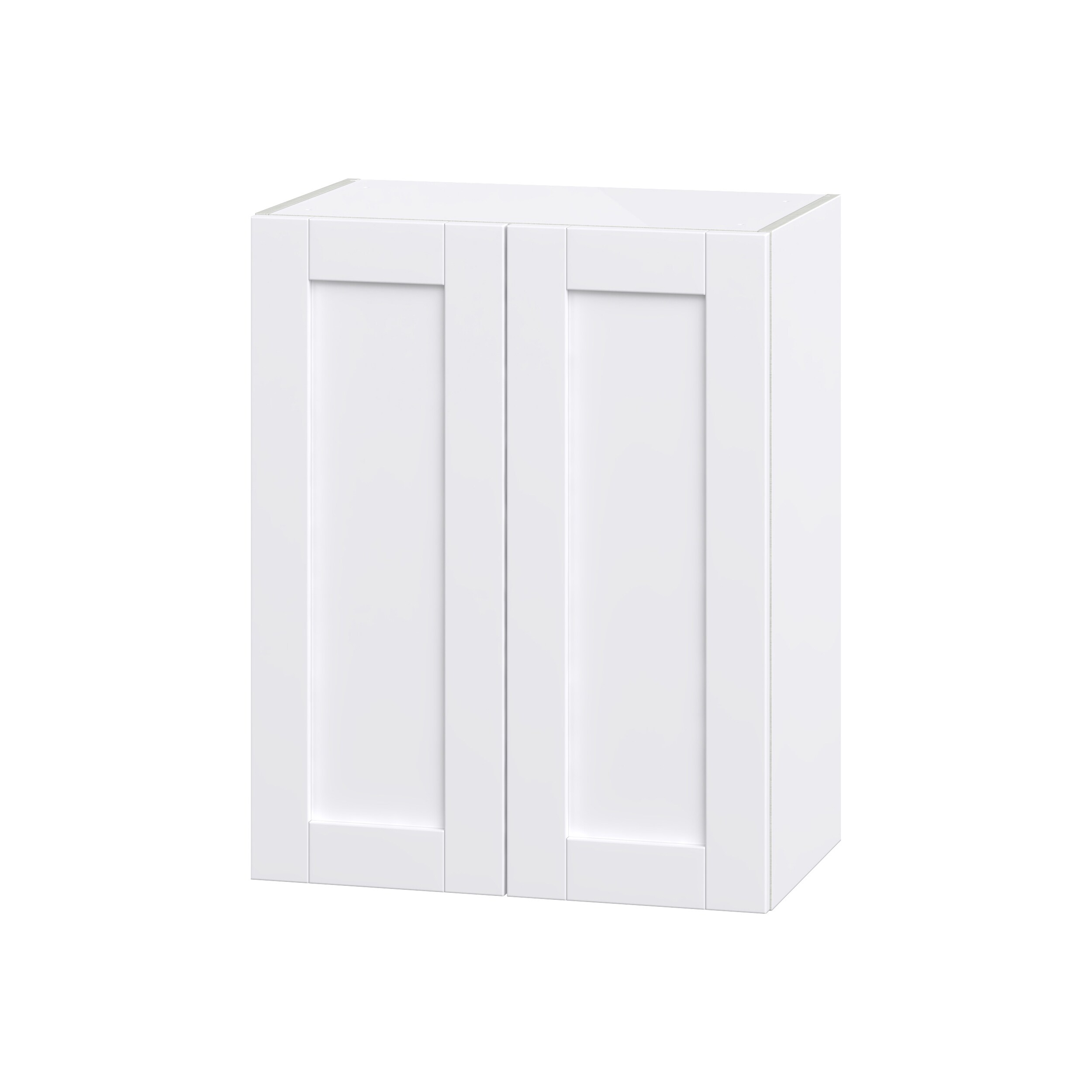 Hugo&Borg DSW2430-2-RM Rosemont 24-in W x 30-in H x 14-in D Glacier White Wall Fully assembled Cabinet (Flat Panel Shaker)