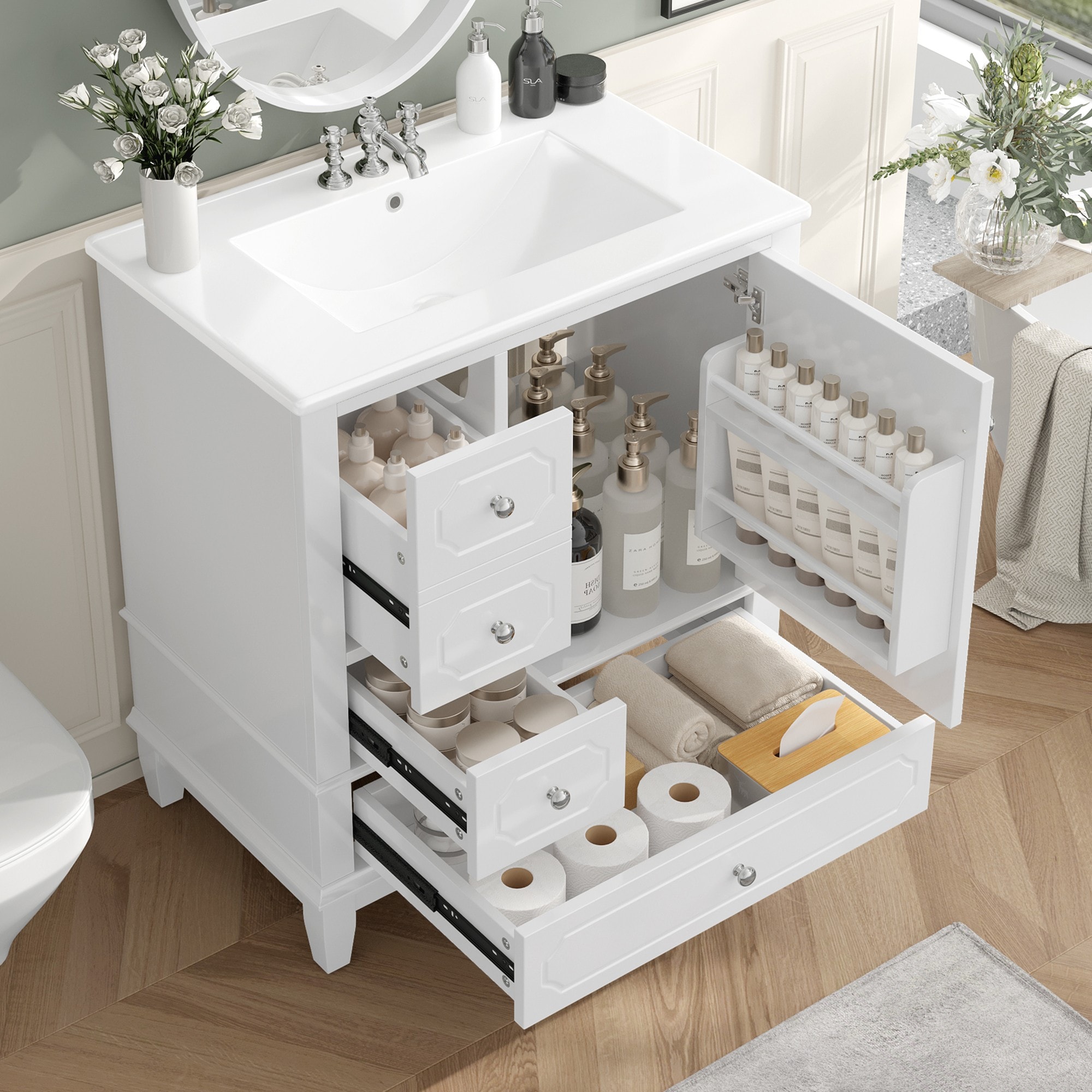 Dimakai DI-BY2969K3P Bath-Vanity-Combo - View #2