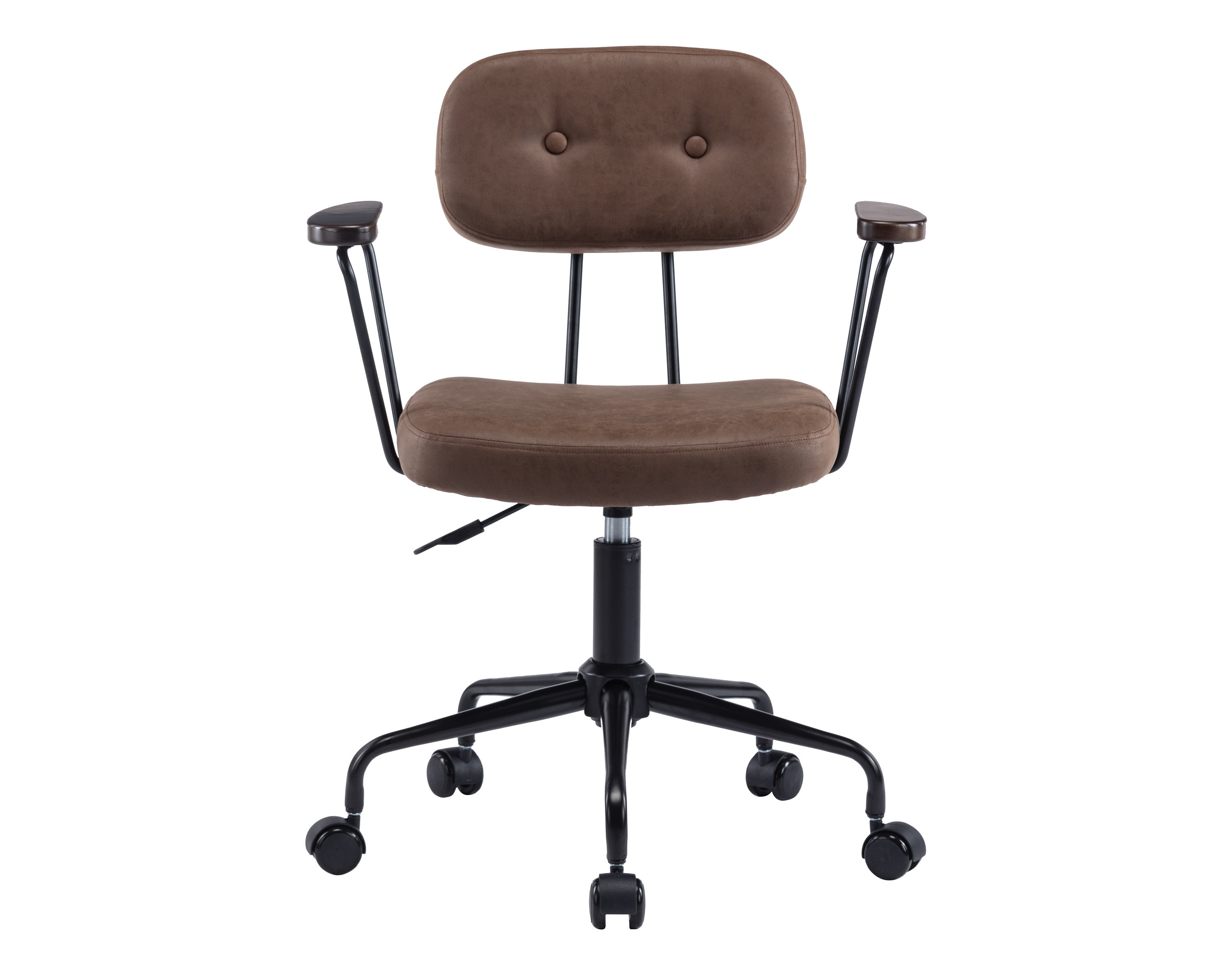 CASAINC WF-NC100 Brown Contemporary Ergonomic Adjustable Height Swivel Task Chair