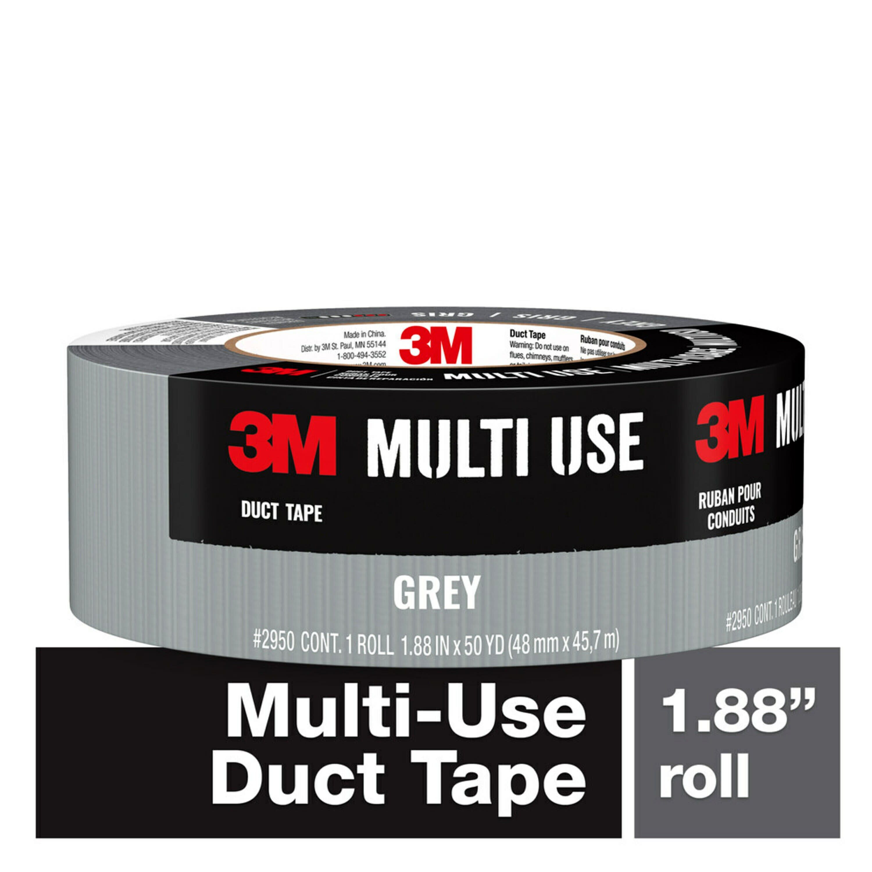 IRONFORCE 1.89 in. x 35 yd. All-Purpose Heavy-Duty Duct Tape in Gray Pro  Pack (12-Pack) 1427831 - The Home Depot