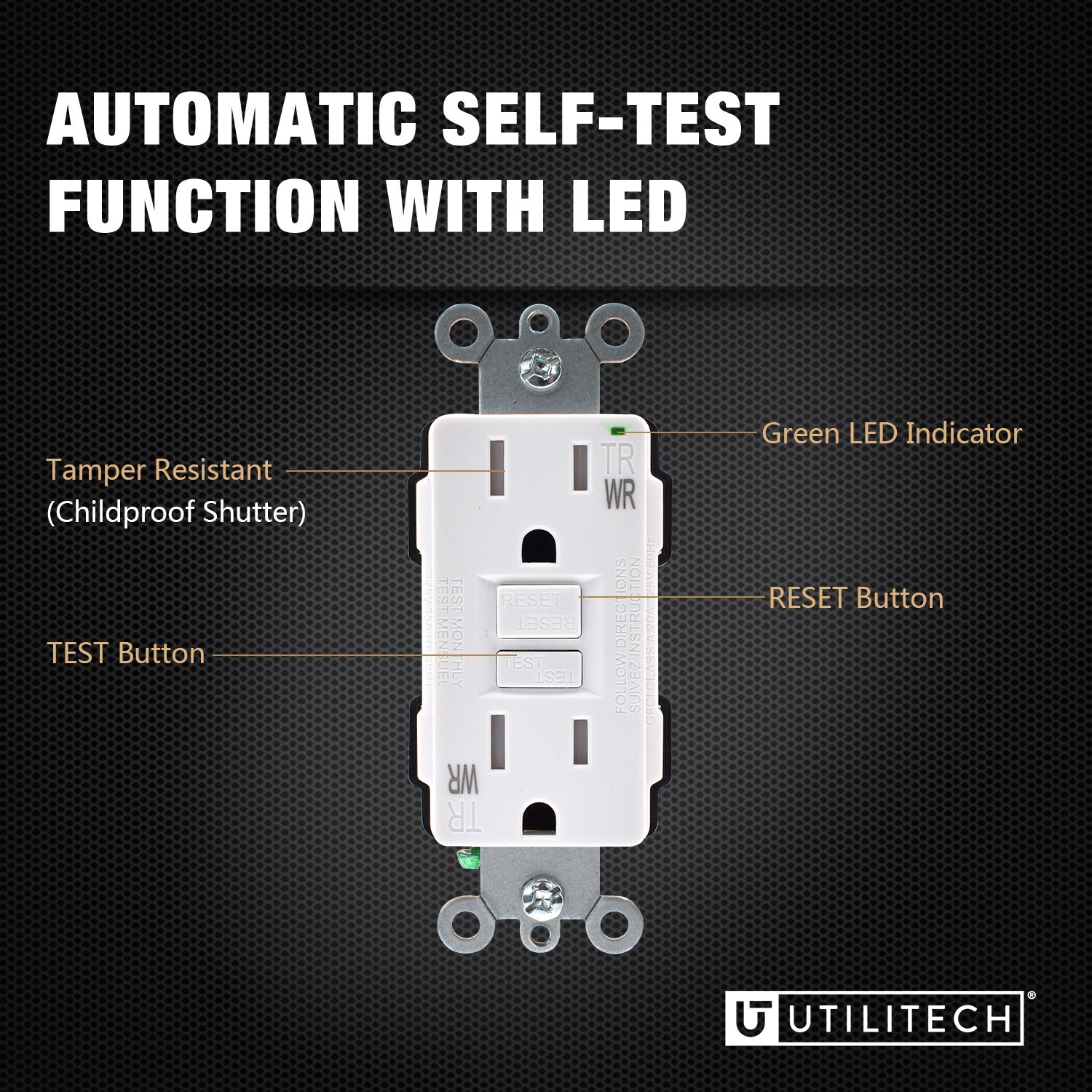 Utilitech G1915TW-WH2 receptacles - View #2