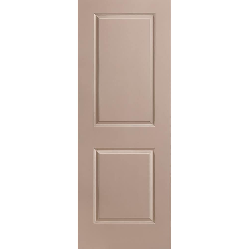 Masonite 1315995 Traditional 30-in x 80-in Sandpiper 2-panel square Smooth Solid core Prefinished Molded composite Slab Door