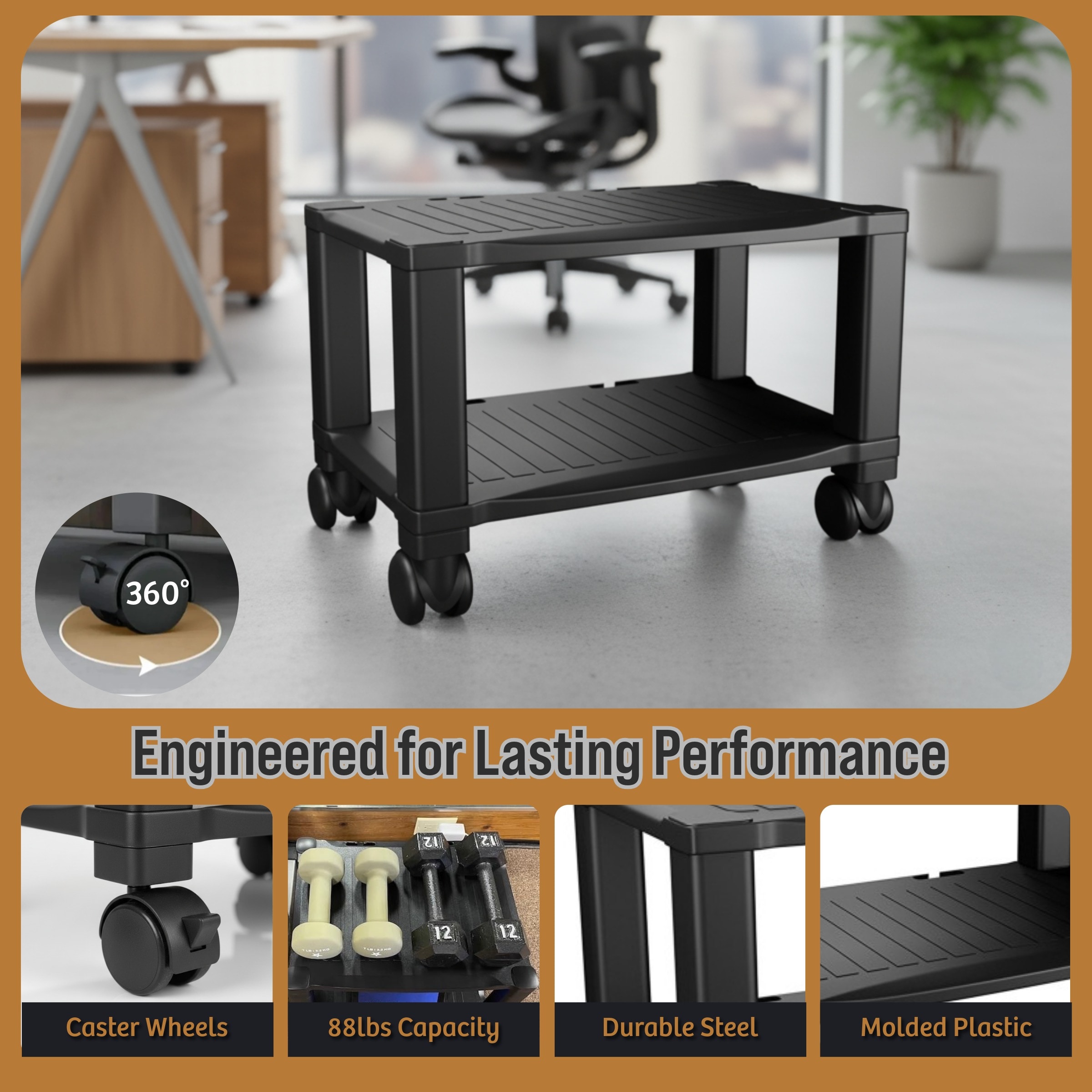 Hastings Home 609175WVZ Office-Carts - View #5