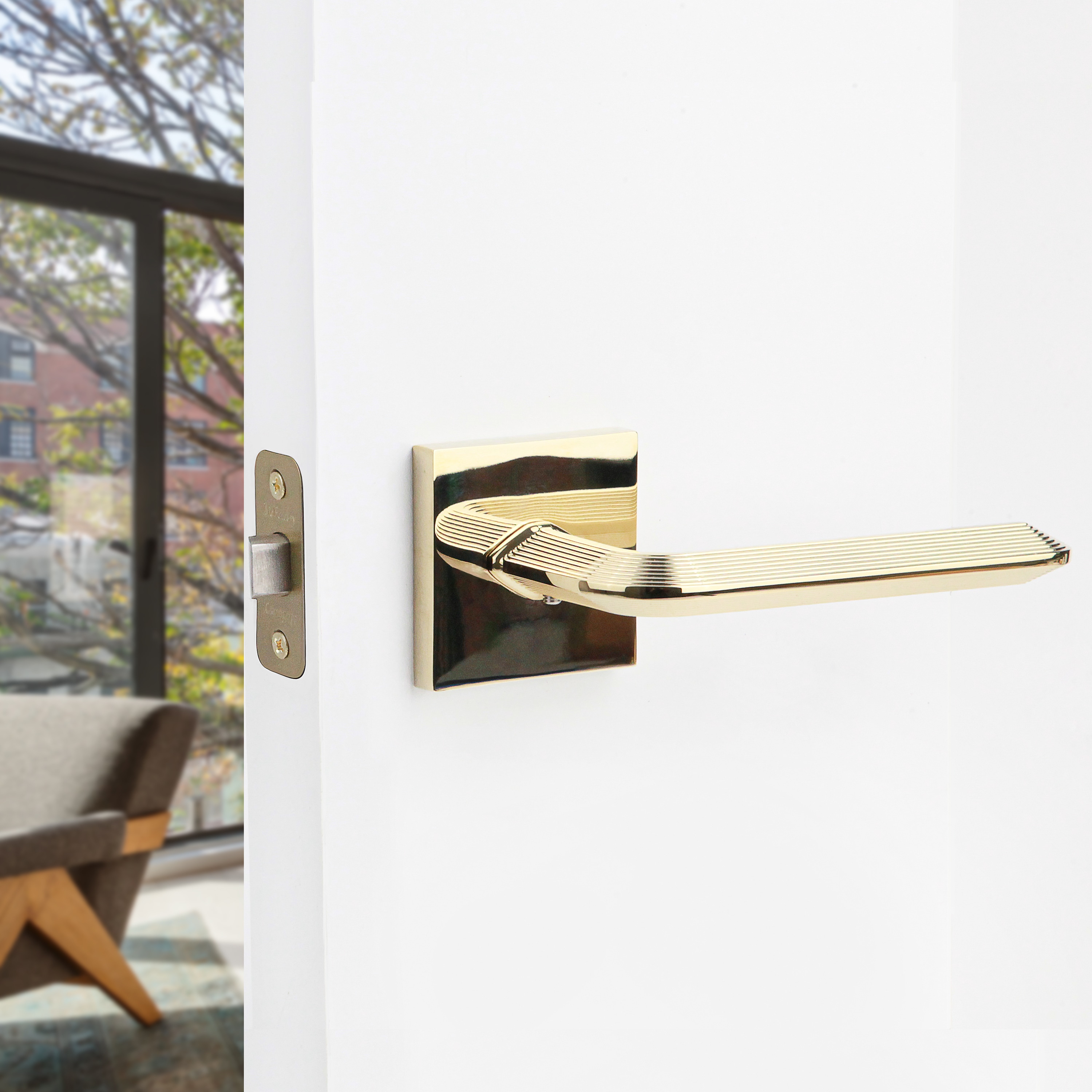 McBowery MB-1107PVGD-RH Door-Handles - View #6