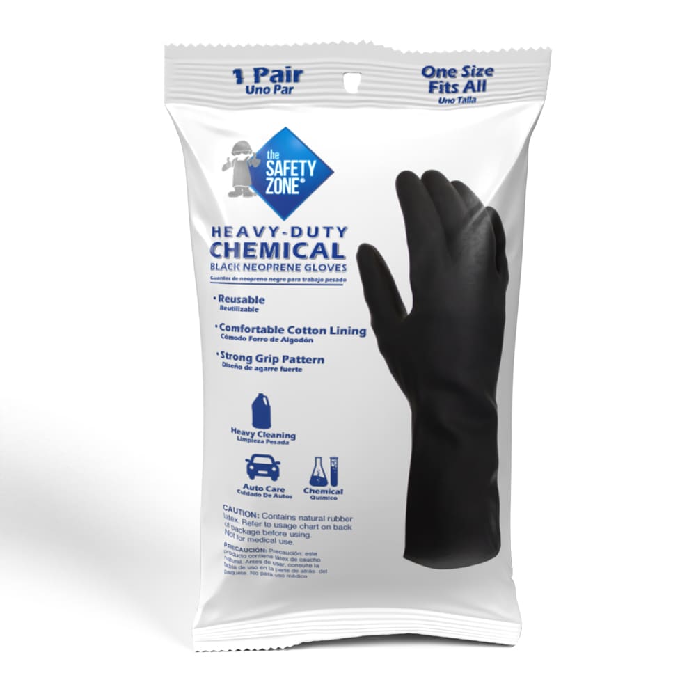 Rubber Coated Finish Safety Hand Gloves For Multipurpose Use Pack Of 1 Pair