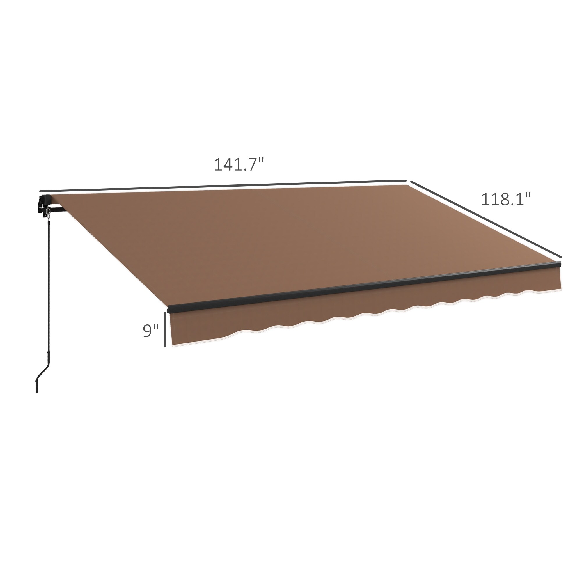 Outsunny 840-264V05CF awnings - View #3