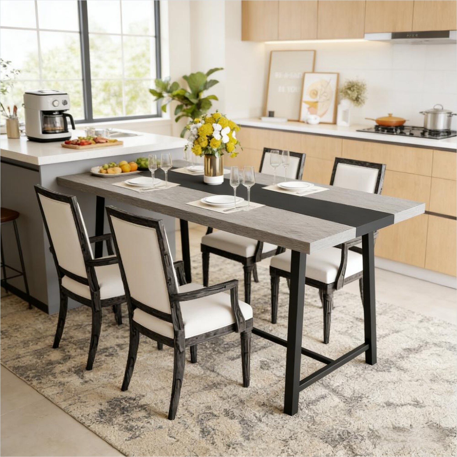SUNCREAT WPQYUDPGNSKT Dining-Tables - View #2
