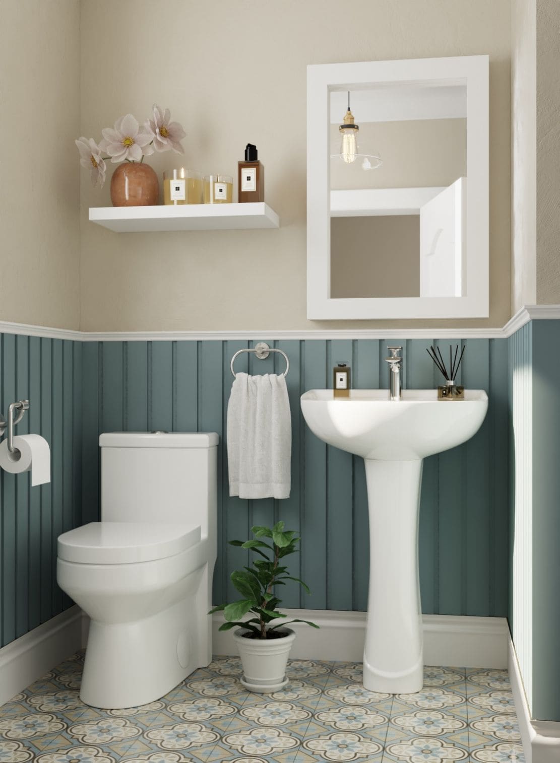 DeerValley DV-1P525 Complete-Pedestal-Lavatories - View #2