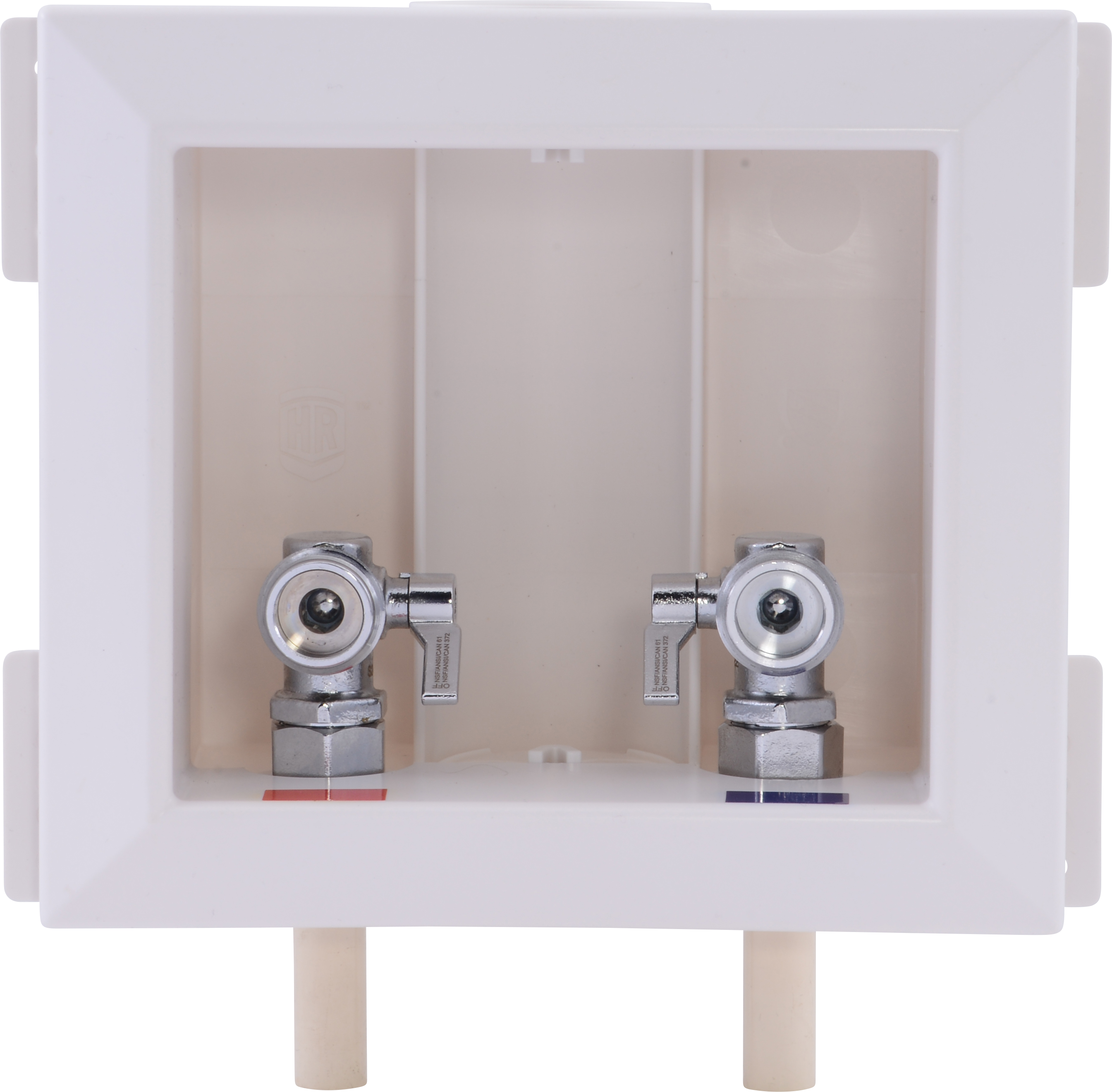 HoldRite HR-W-C Quarter turn ball valve CPVC Washing machine Outlet Box